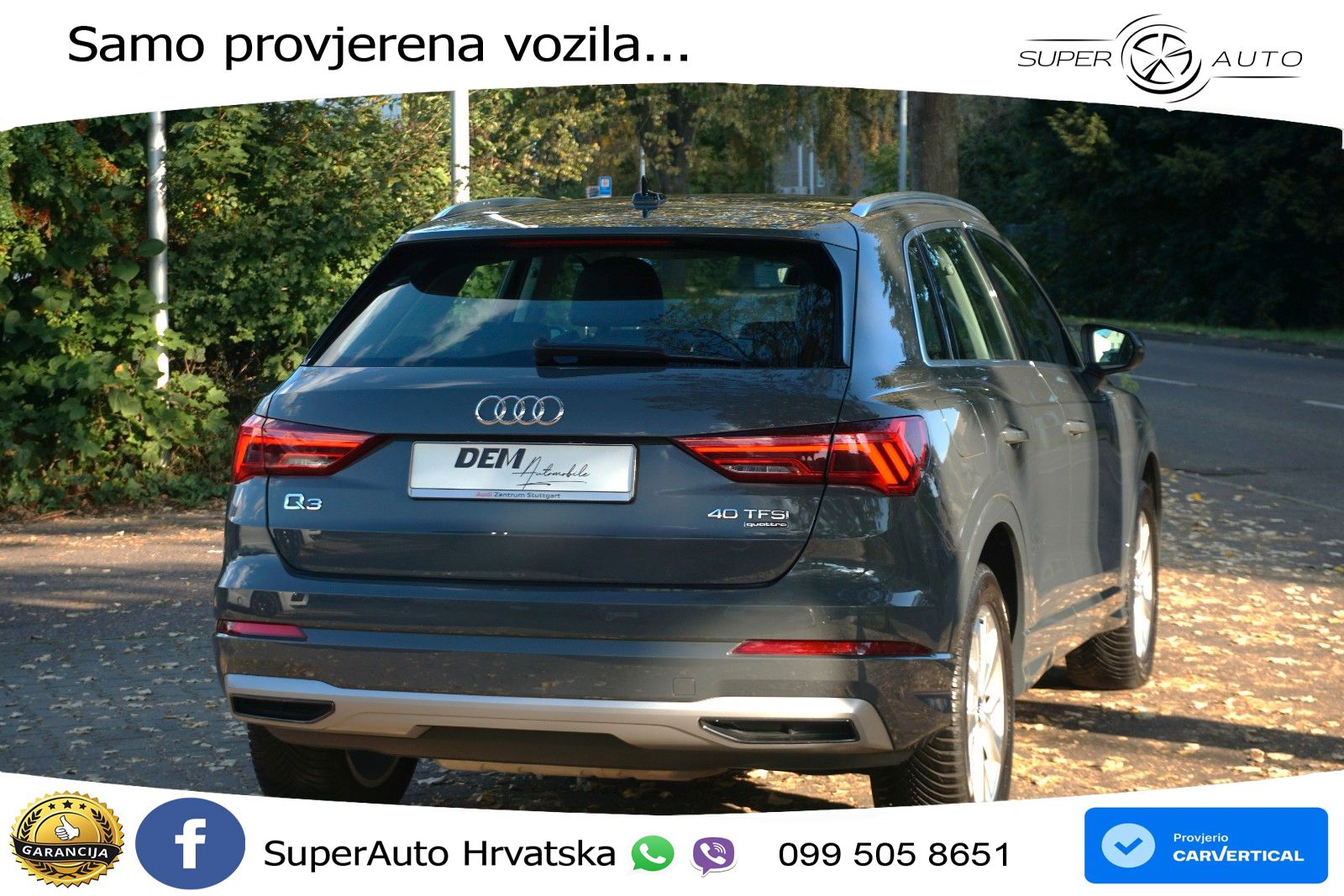 Audi Q3 40 TFSI (190 KS) quattro S tronic