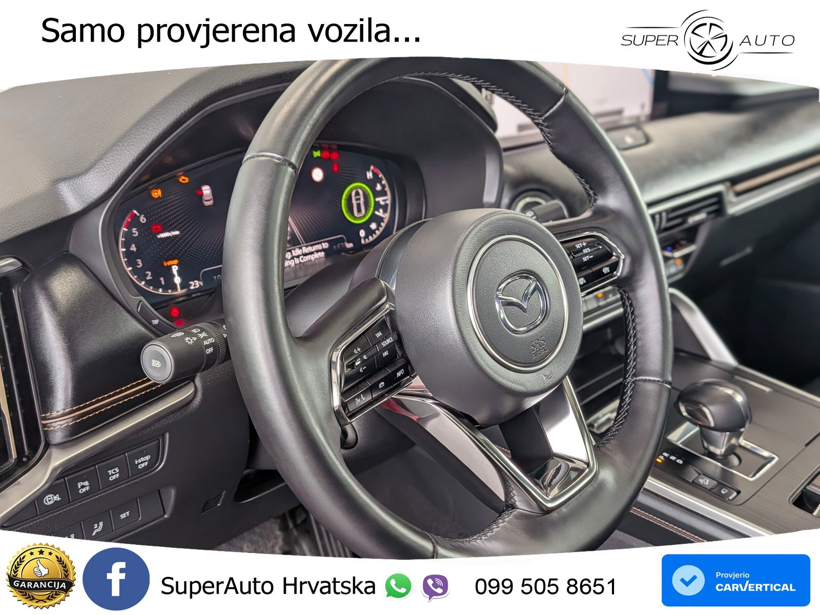 Mazda CX-60 3.3 e-Skyactiv D (254 KS) AWD Automatic LED+GR SJED+ACC