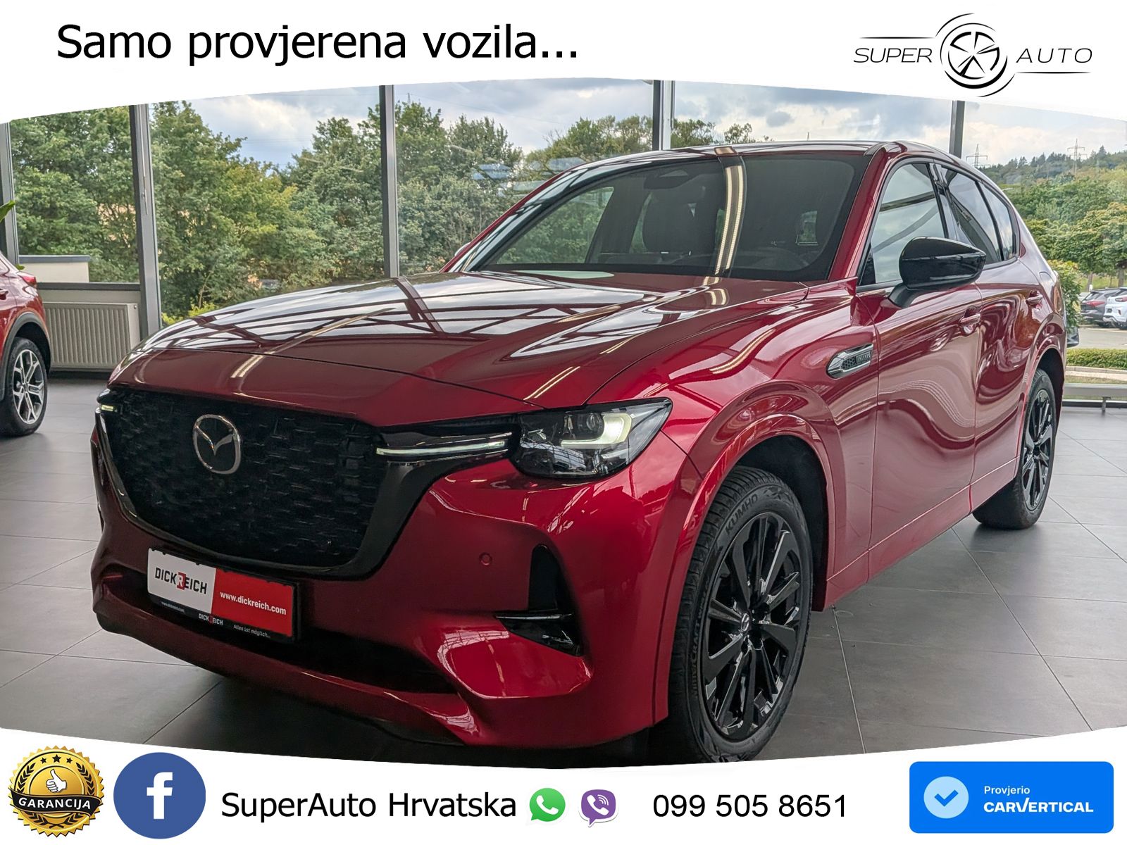 Mazda CX-60 3.3 e-Skyactiv D (254 KS) AWD Automatic LED+GR SJED+ACC