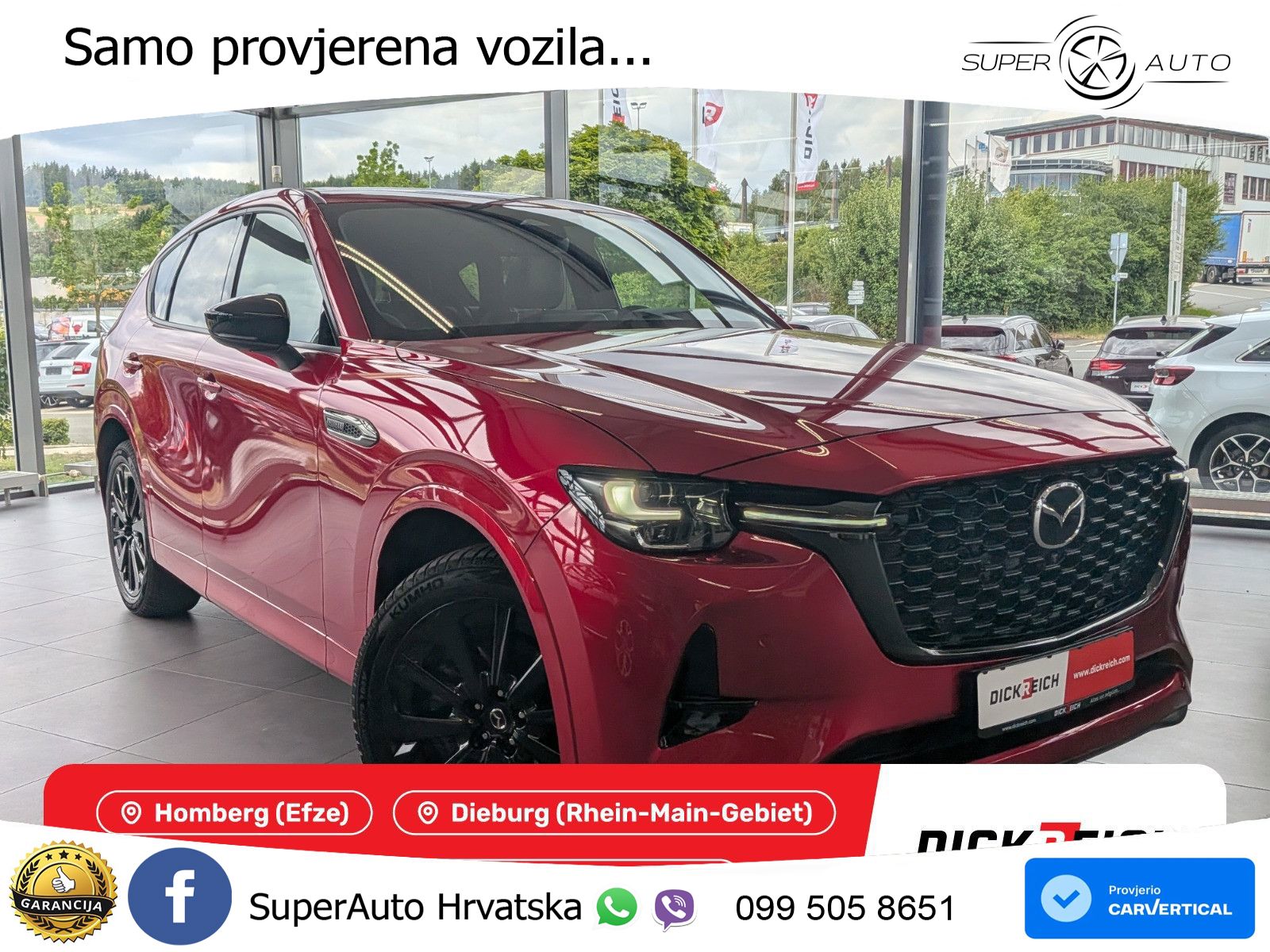Mazda CX-60 3.3 e-Skyactiv D (254 KS) AWD Automatic LED+GR SJED+ACC