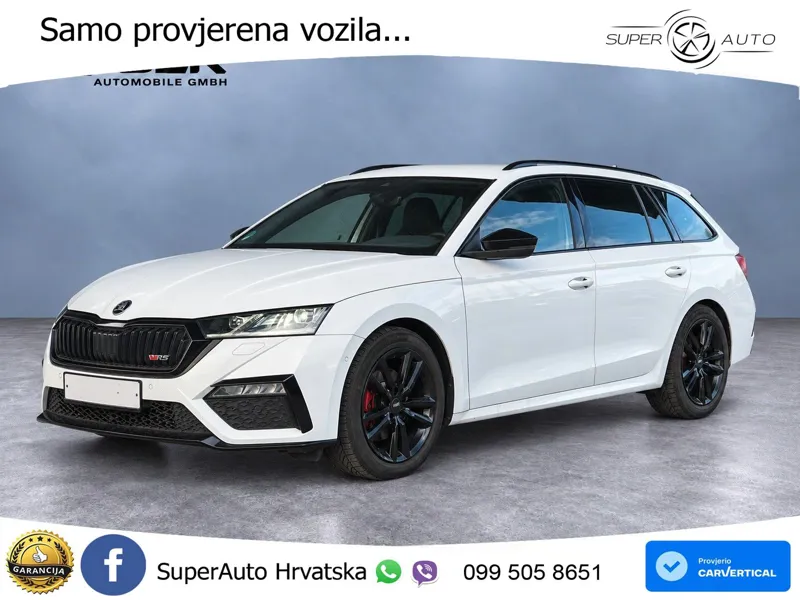 Škoda Octavia Combi RS 2.0 TDI (200 KS) DSG LED+GR SJED+ACC