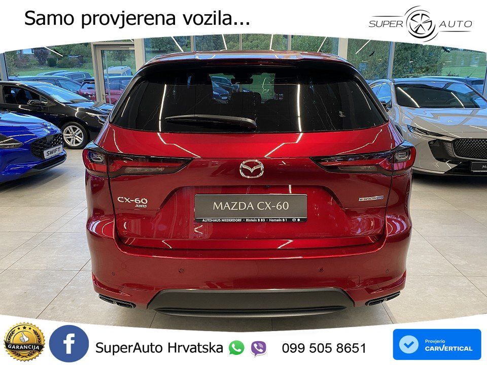 Mazda CX-60 2.5 e-Skyactiv (328 KS) AWD Automatic MATRIX+GR SJED+KAM