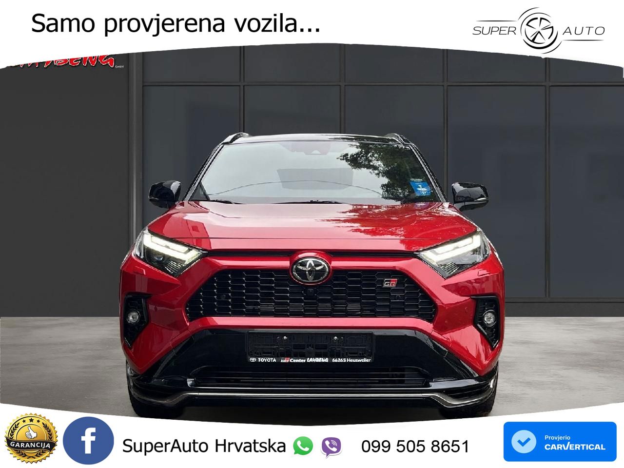 Toyota RAV4 2.5 (306 KS) Hybrid AWD-i eCVT GR Sport LED+GR SJED+ACC