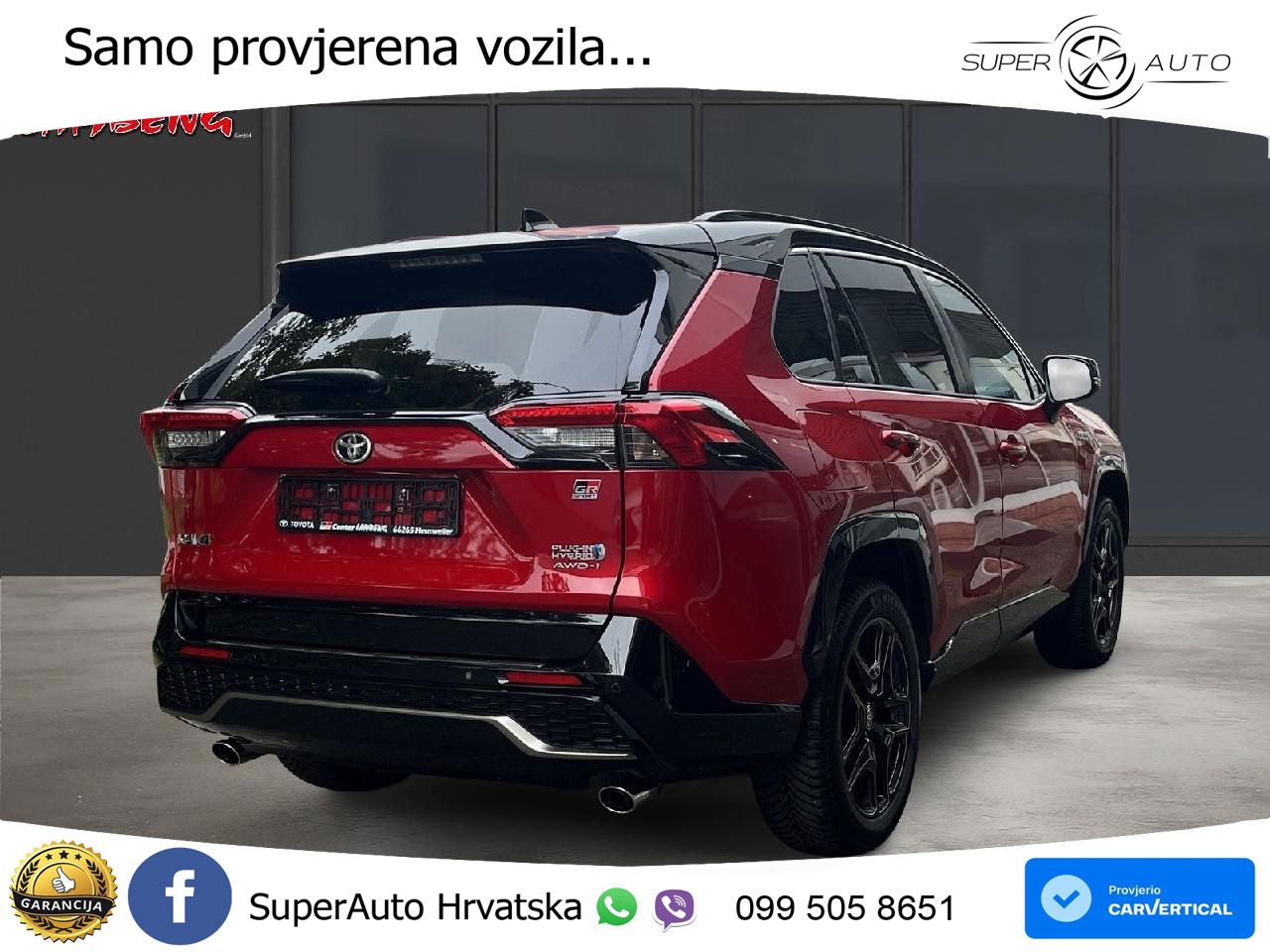 Toyota RAV4 2.5 (306 KS) Hybrid AWD-i eCVT GR Sport LED+GR SJED+ACC