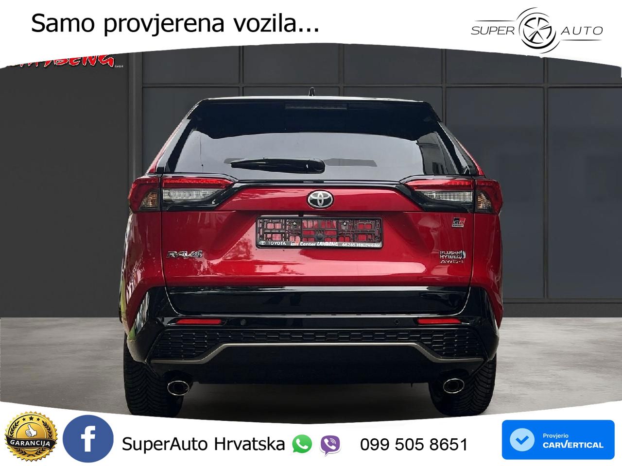 Toyota RAV4 2.5 (306 KS) Hybrid AWD-i eCVT GR Sport LED+GR SJED+ACC