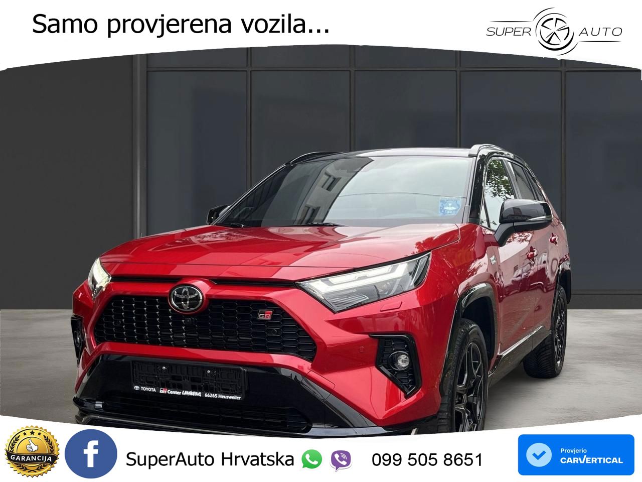 Toyota RAV4 2.5 (306 KS) Hybrid AWD-i eCVT GR Sport LED+GR SJED+ACC