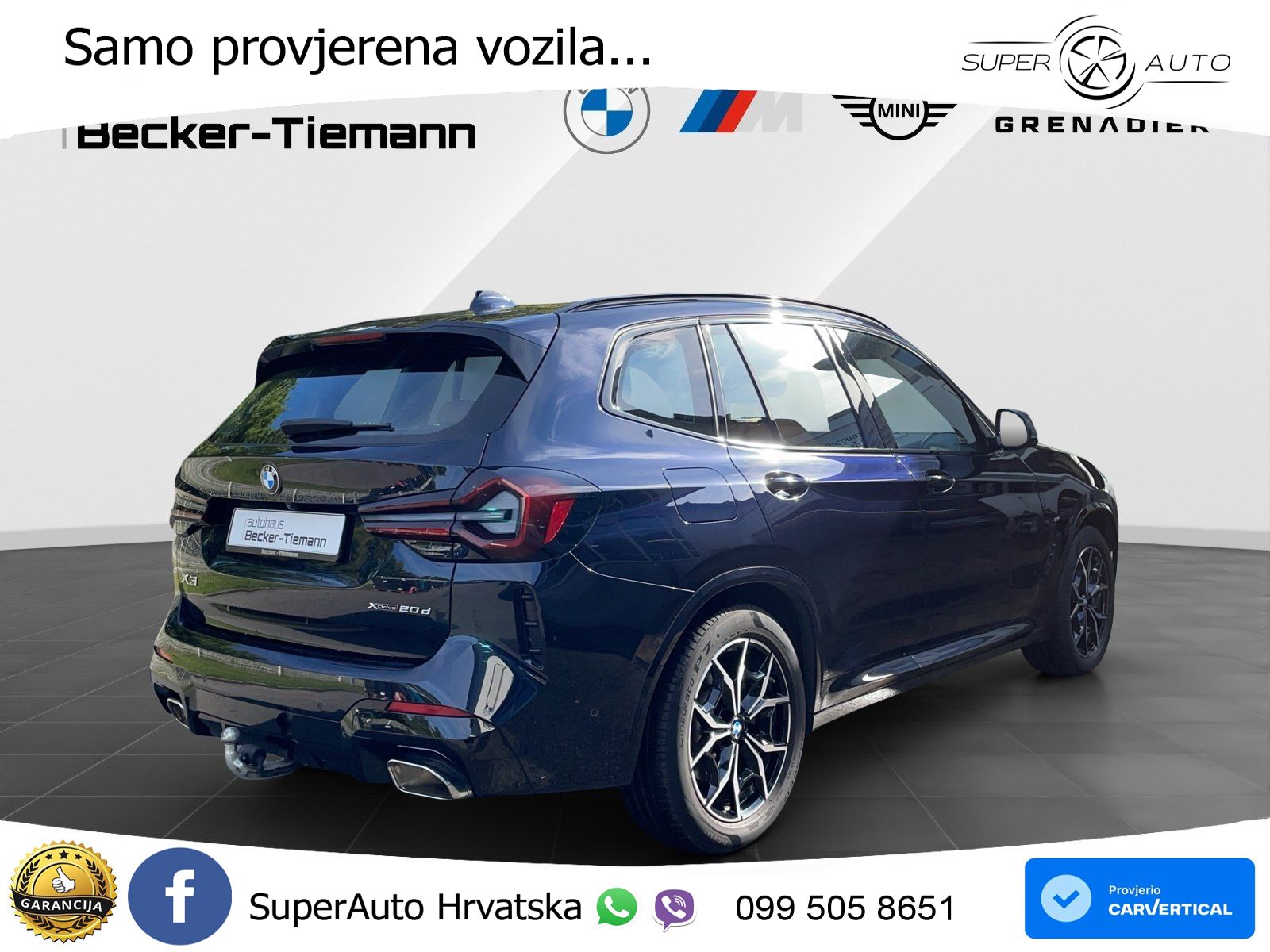 BMW X3 20d xDrive Steptronic M Sport LED+GR SJED+ACC