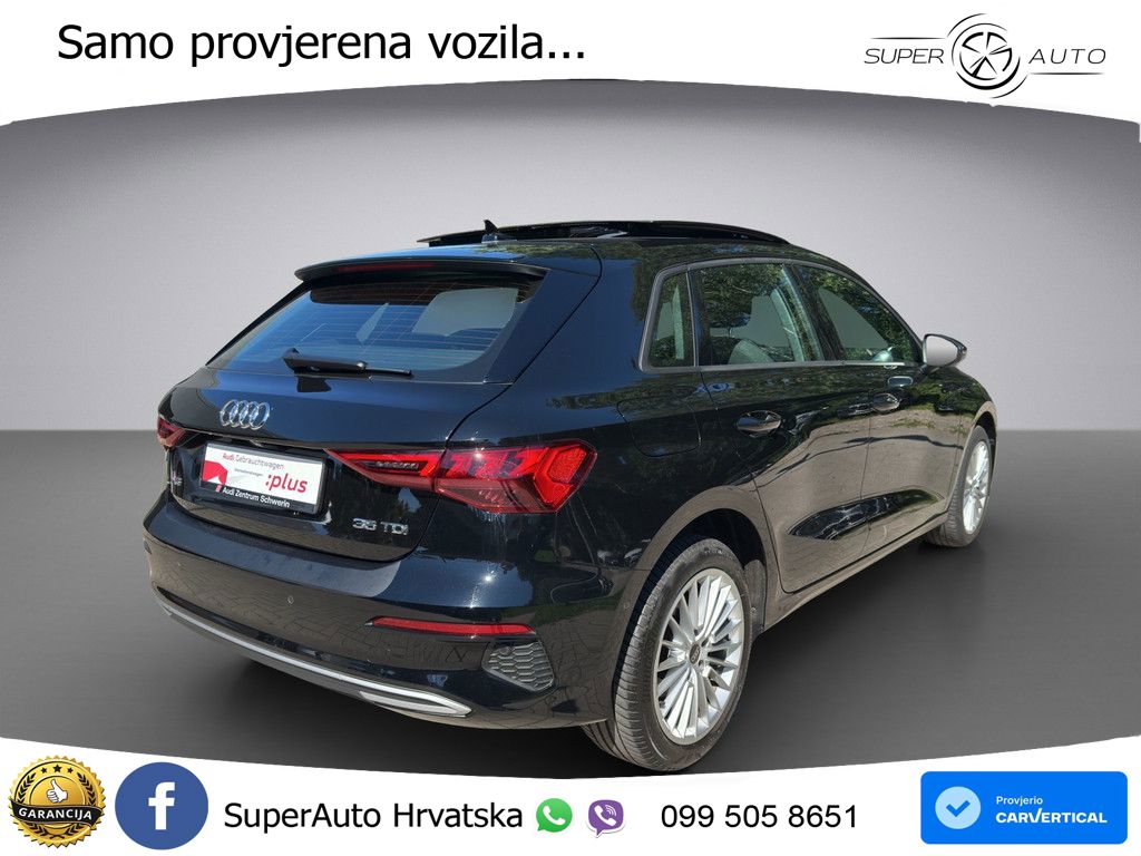 Audi A3 35 TDI (150 KS) S tronic LED+GR SJED+ACC