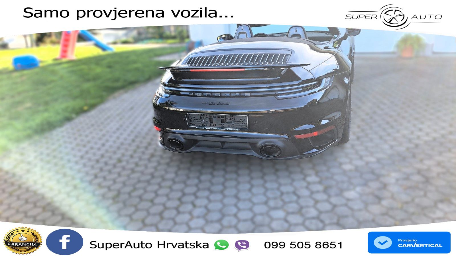 Porsche 911 Turbo S Cabriolet 3.8 (650 KS) PDK ZRAČNI+ACC+GR SJED+KAM