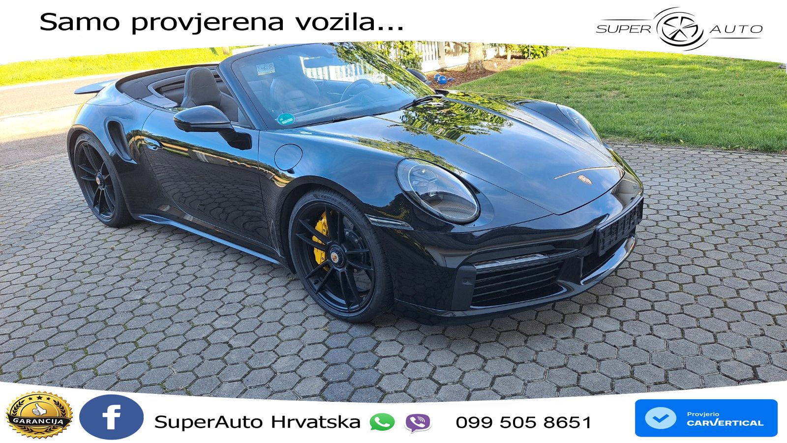 Porsche 911 Turbo S Cabriolet 3.8 (650 KS) PDK ZRAČNI+ACC+GR SJED+KAM