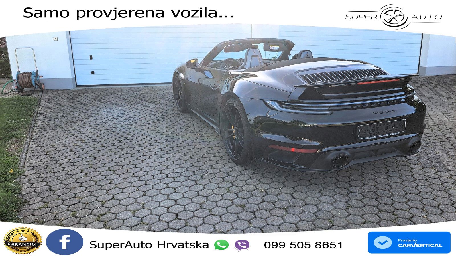 Porsche 911 Turbo S Cabriolet 3.8 (650 KS) PDK ZRAČNI+ACC+GR SJED+KAM