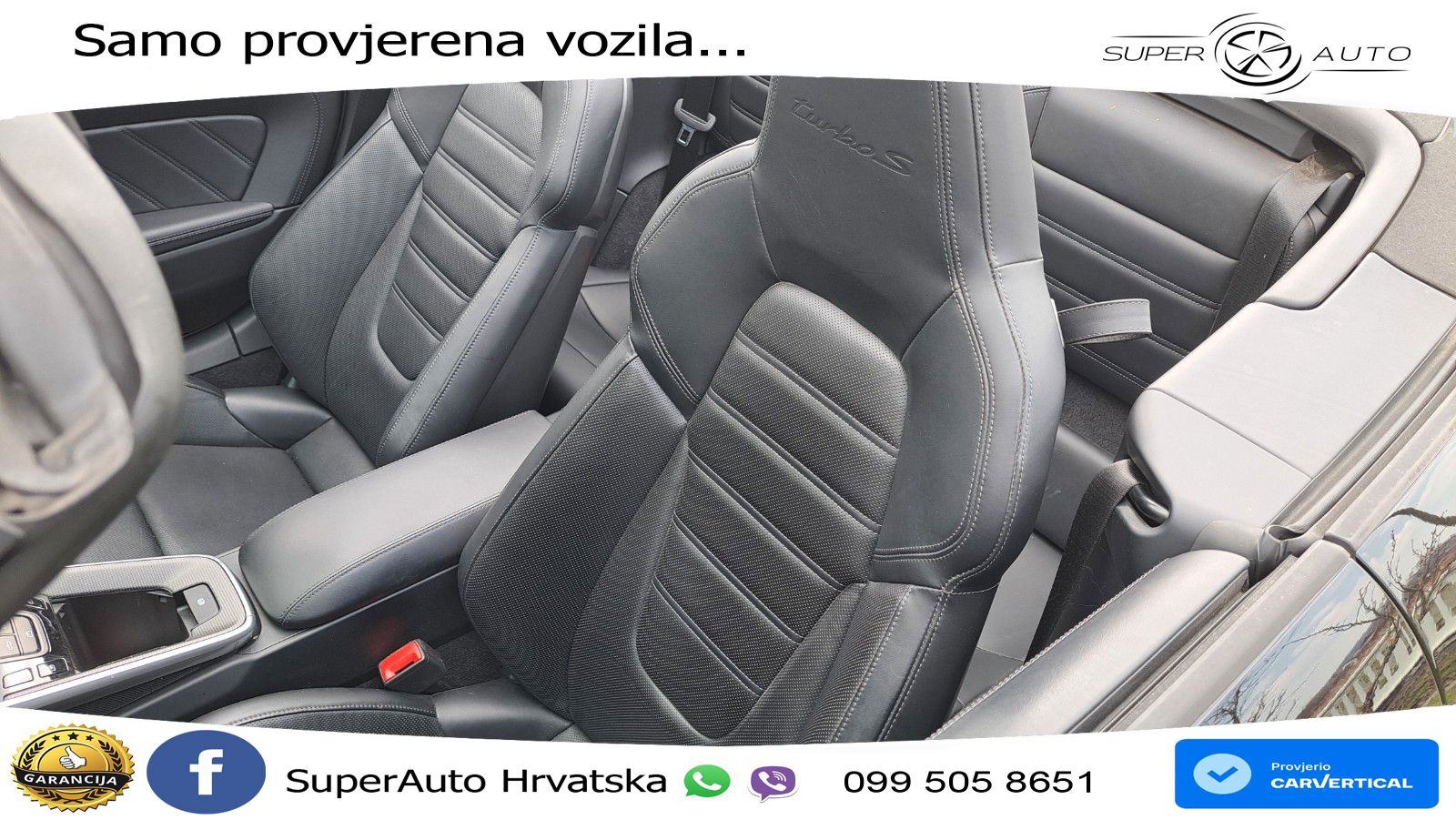 Porsche 911 Turbo S Cabriolet 3.8 (650 KS) PDK ZRAČNI+ACC+GR SJED+KAM