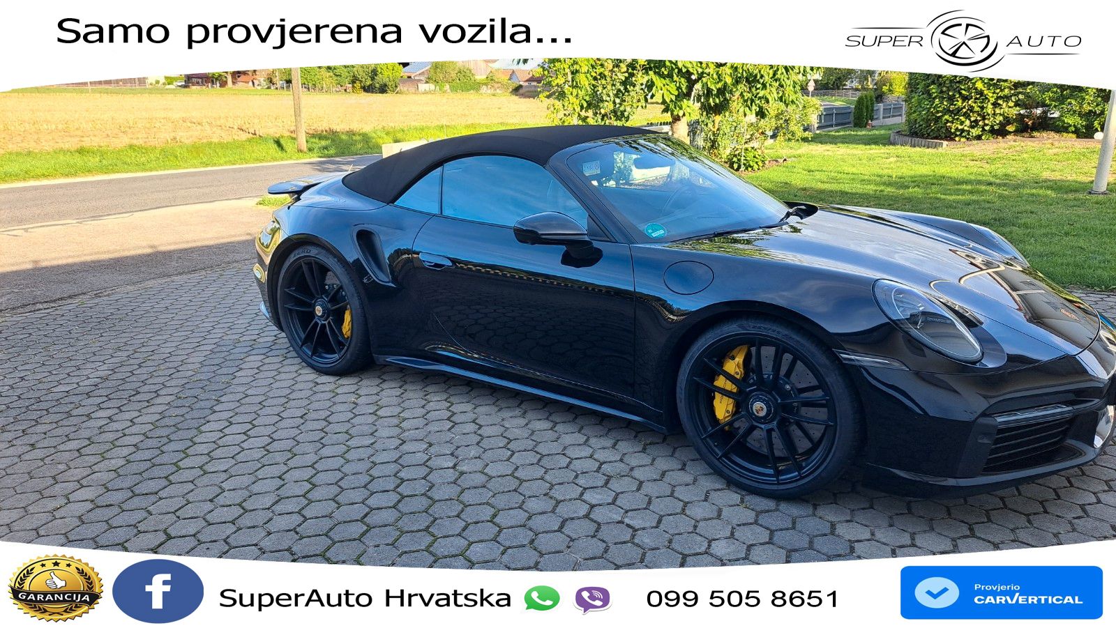 Porsche 911 Turbo S Cabriolet 3.8 (650 KS) PDK ZRAČNI+ACC+GR SJED+KAM