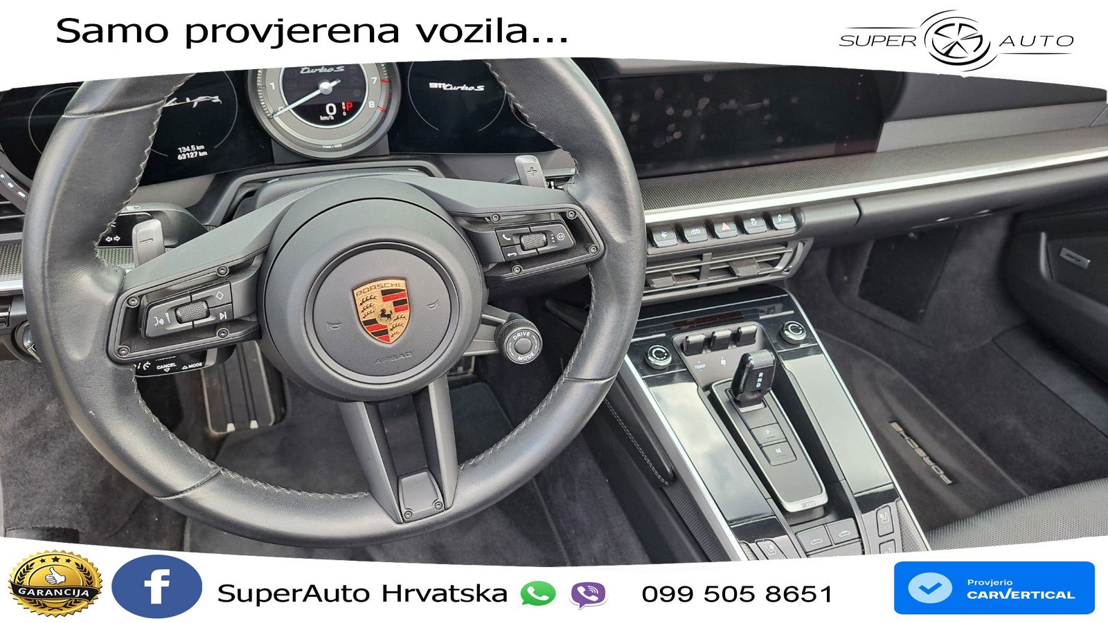 Porsche 911 Turbo S Cabriolet 3.8 (650 KS) PDK ZRAČNI+ACC+GR SJED+KAM