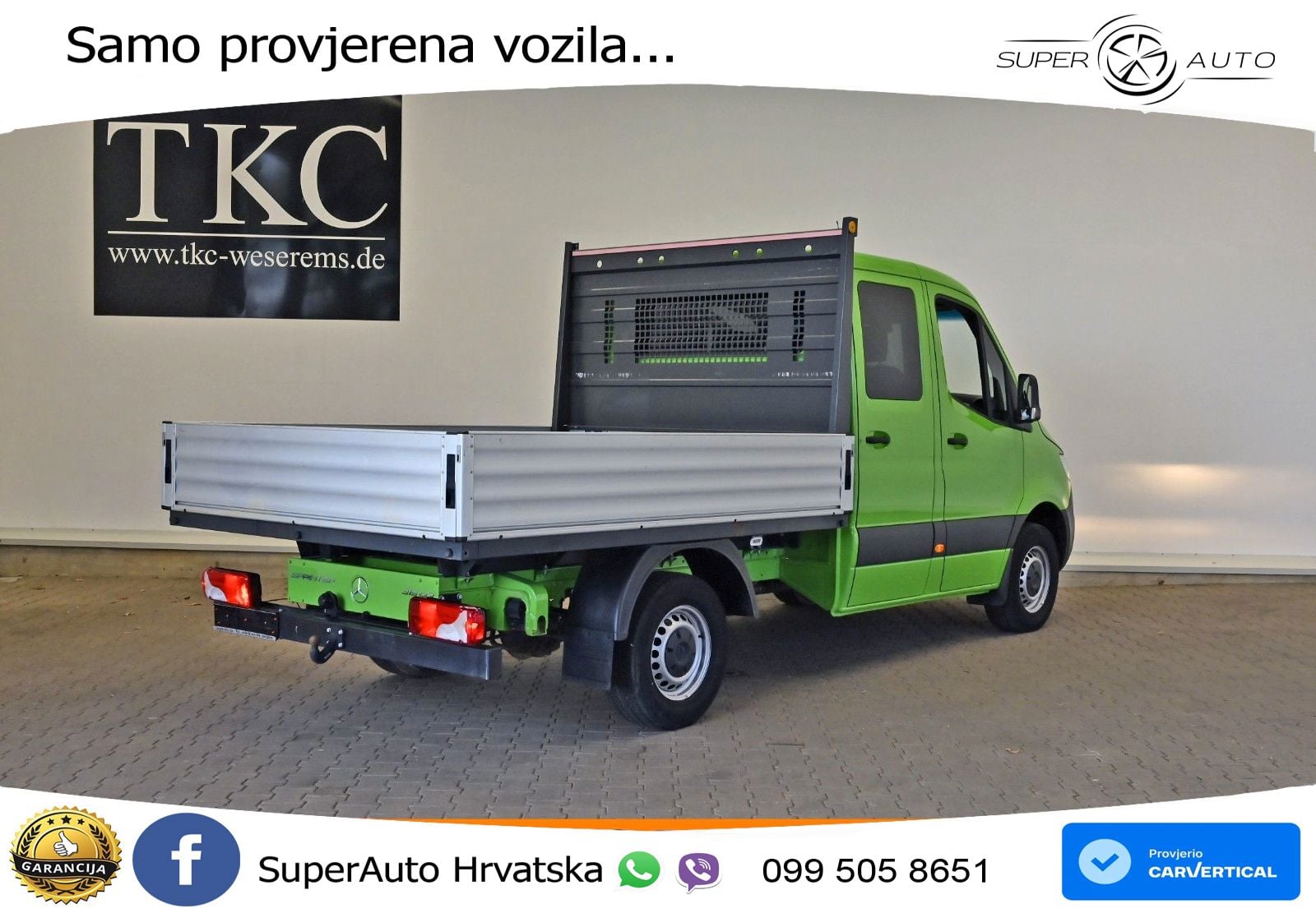 Mercedes-Benz Sprinter 315 CDI Doppelkabine Pritsche AHK Klima 150 KS