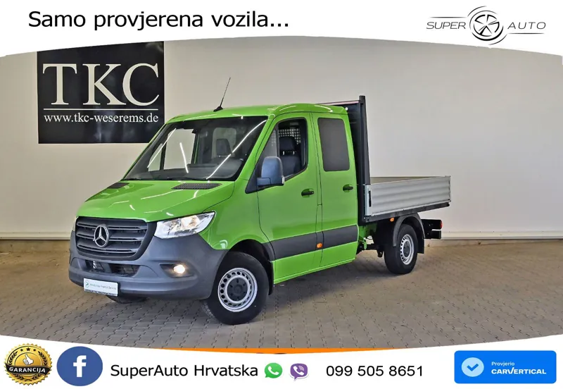 Mercedes-Benz Sprinter 315 CDI Doppelkabine Pritsche AHK Klima 150 KS