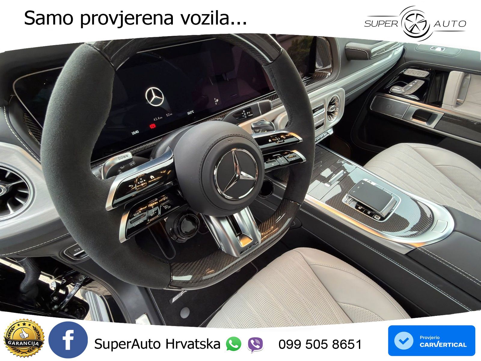 Mercedes AMG G 63 Long V8 (585 KS) 4MATIC 9G-TRONIC AMG SPEEDSHIFT TCT Superior LED+GR SJED+ACC