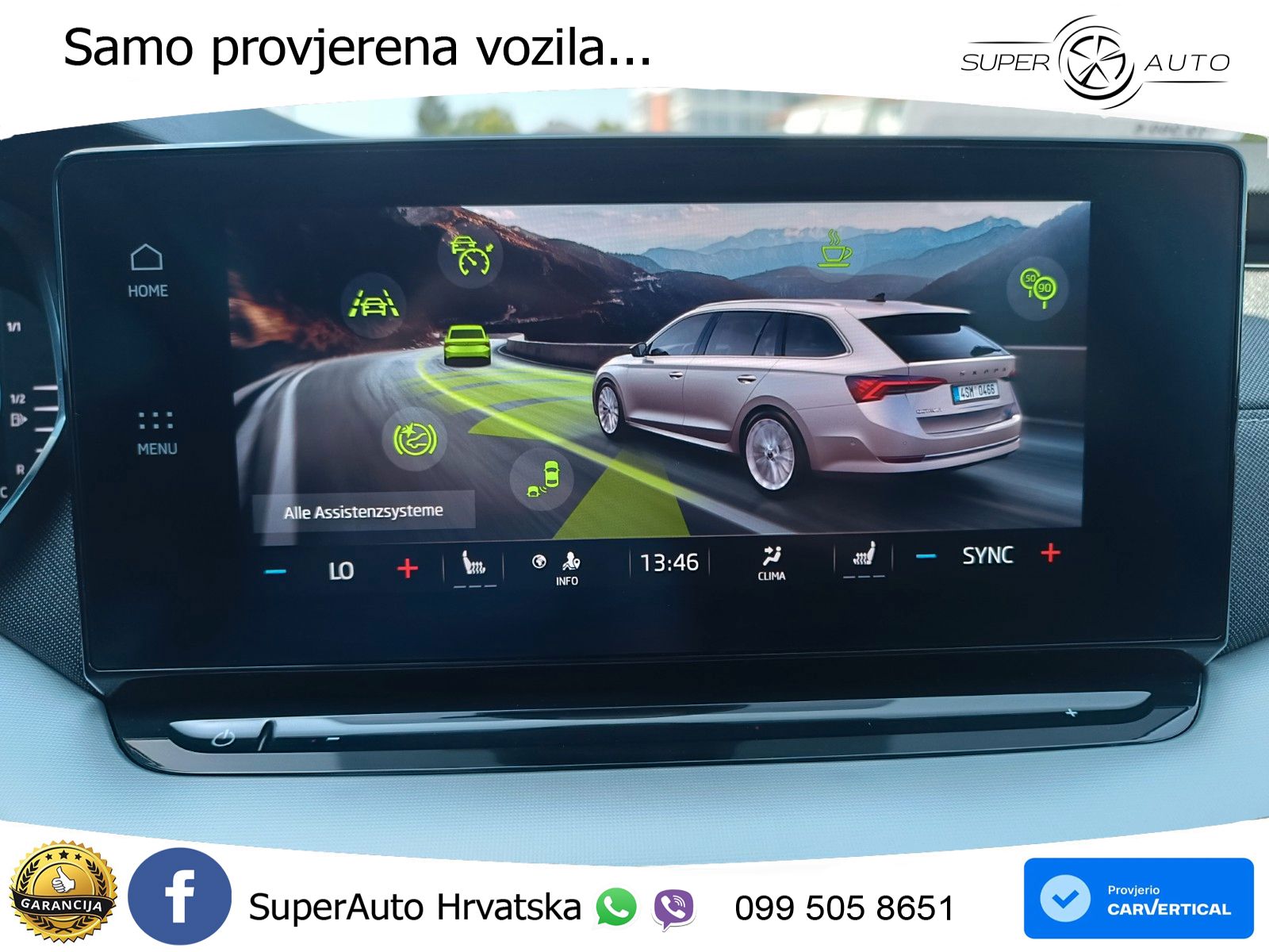 Škoda Octavia Combi 2.0 TDI (150 KS) DSG LED+GR SJED+ACC