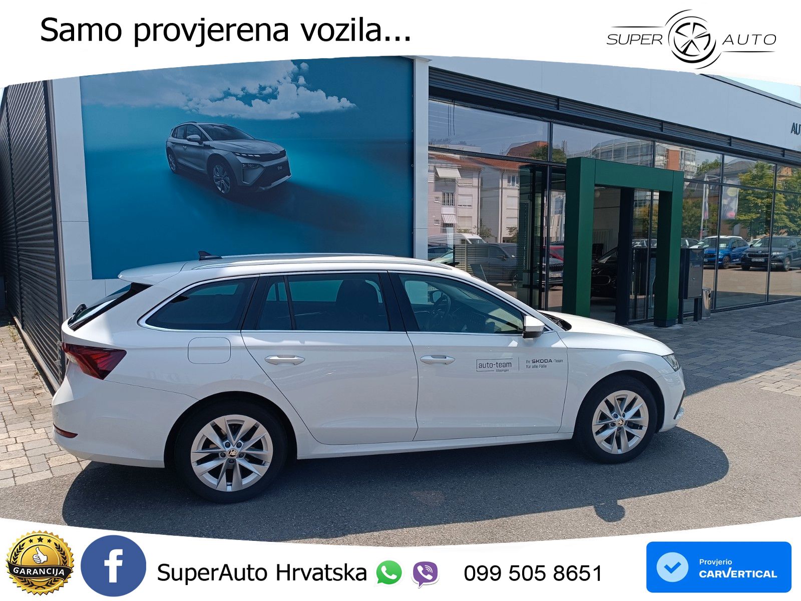Škoda Octavia Combi 2.0 TDI (150 KS) DSG LED+GR SJED+ACC