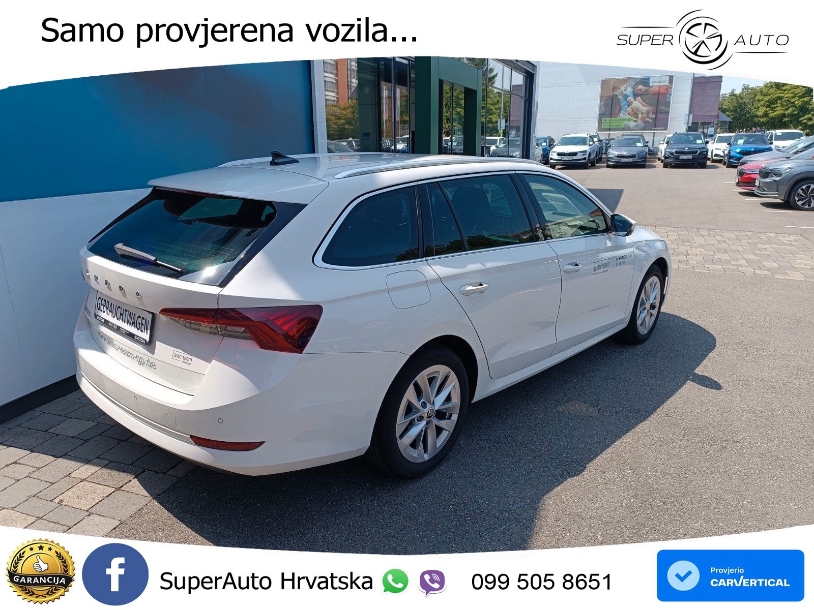 Škoda Octavia Combi 2.0 TDI (150 KS) DSG LED+GR SJED+ACC