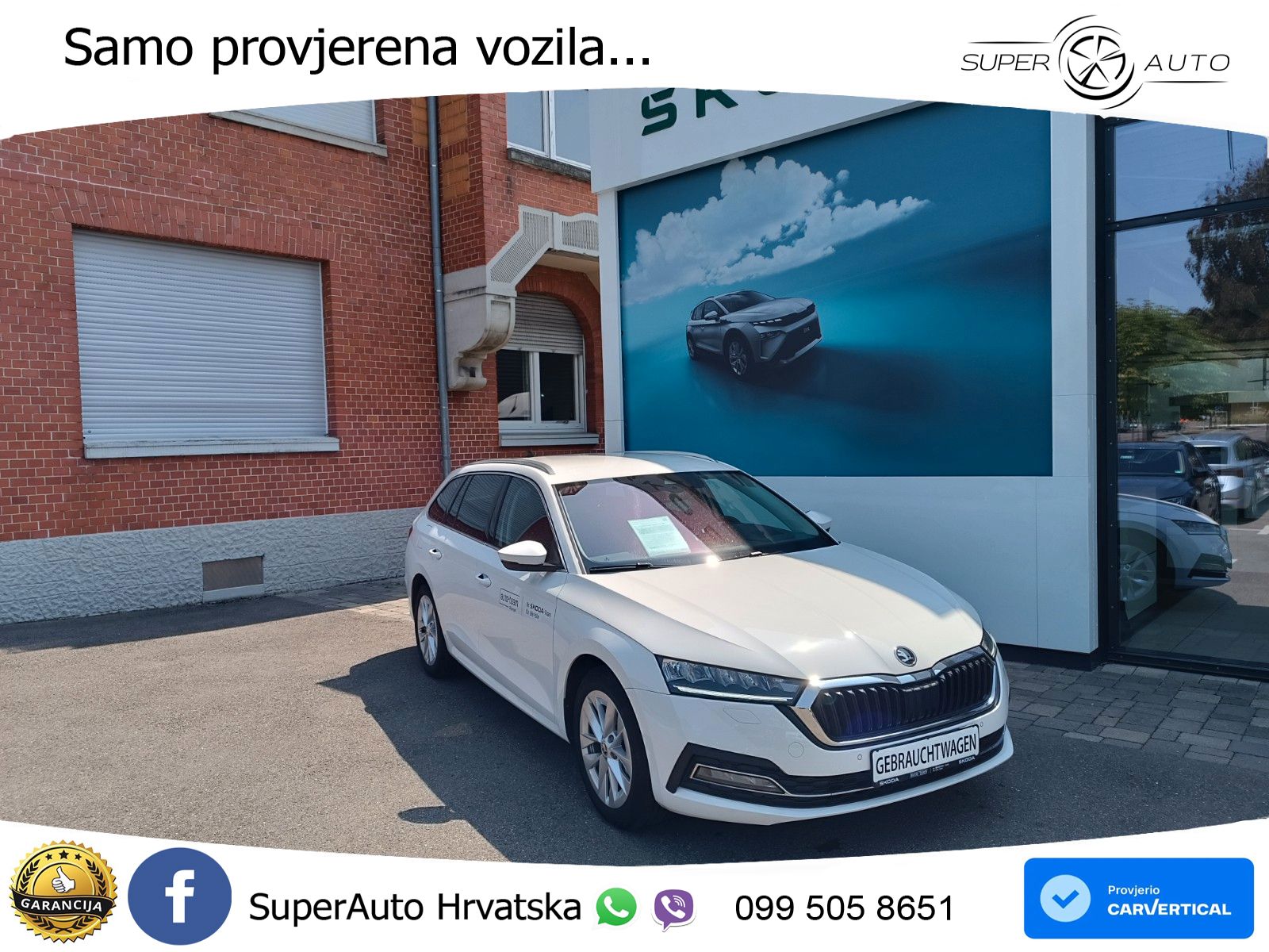 Škoda Octavia Combi 2.0 TDI (150 KS) DSG LED+GR SJED+ACC