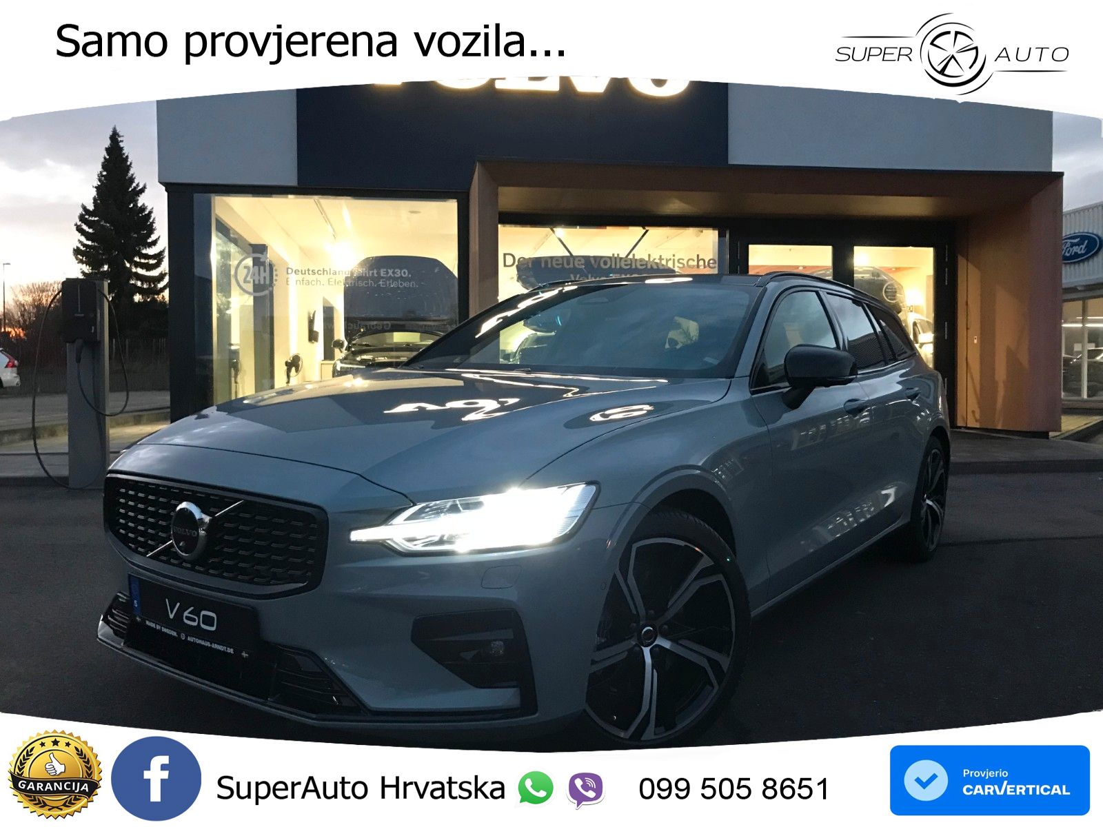 Volvo V60 2.0 B4 Benzin DCT LED+GR SJED+ACC