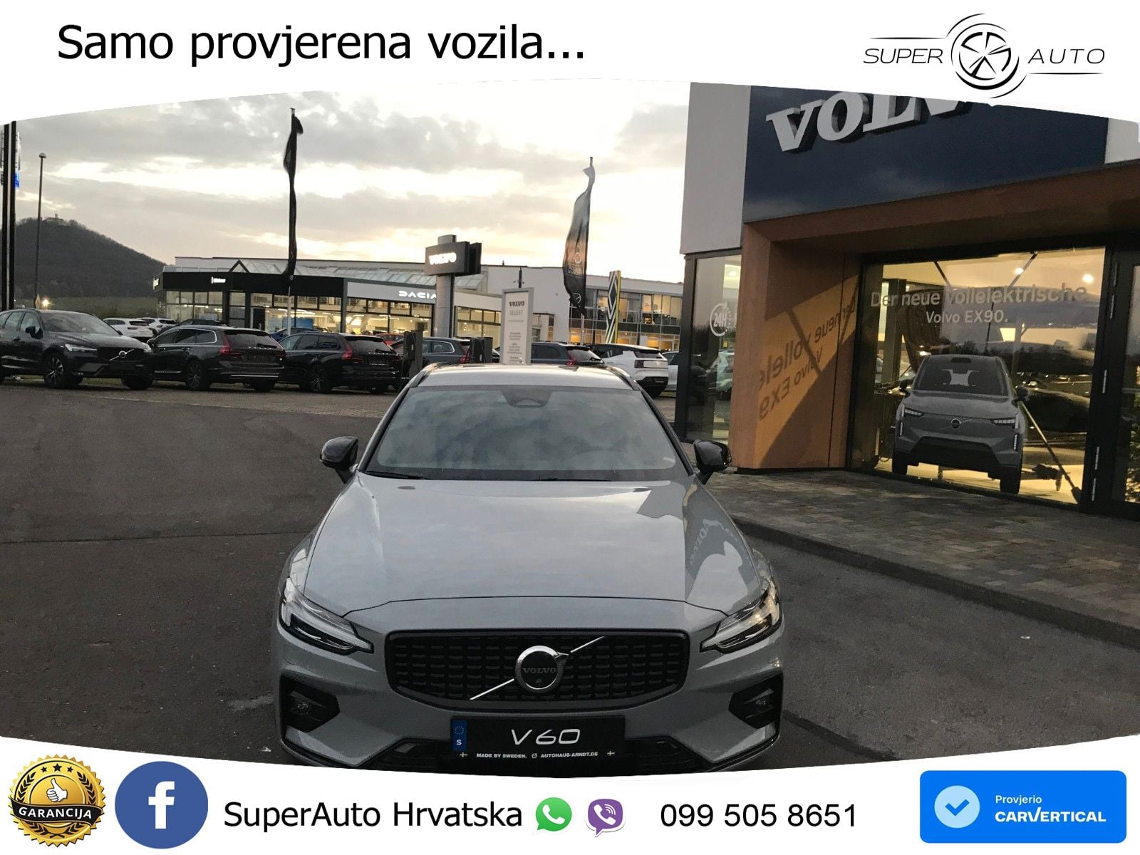 Volvo V60 2.0 B4 Benzin DCT LED+GR SJED+ACC