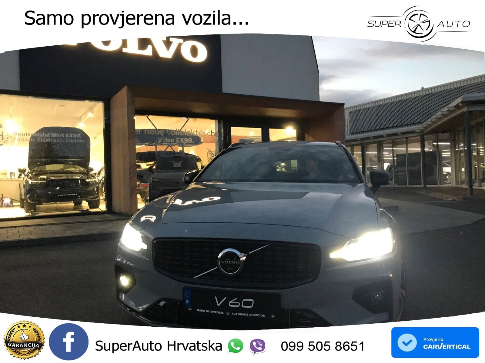 Volvo V60 2.0 B4 Benzin DCT LED+GR SJED+ACC