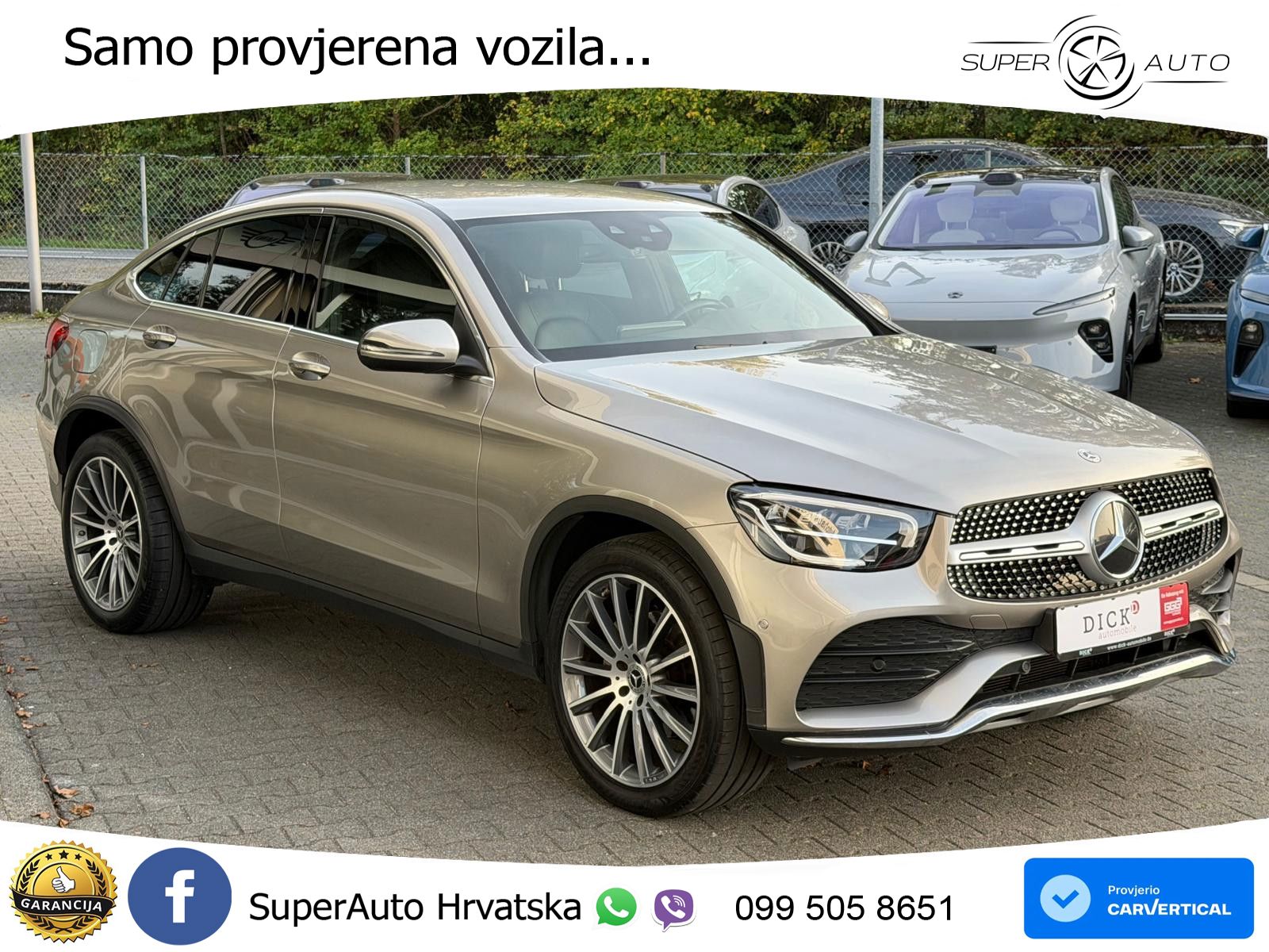 Mercedes GLC Coupe 220d (194 KS) 4MATIC G-TRONIC AMG LED+GR SJED+ACC
