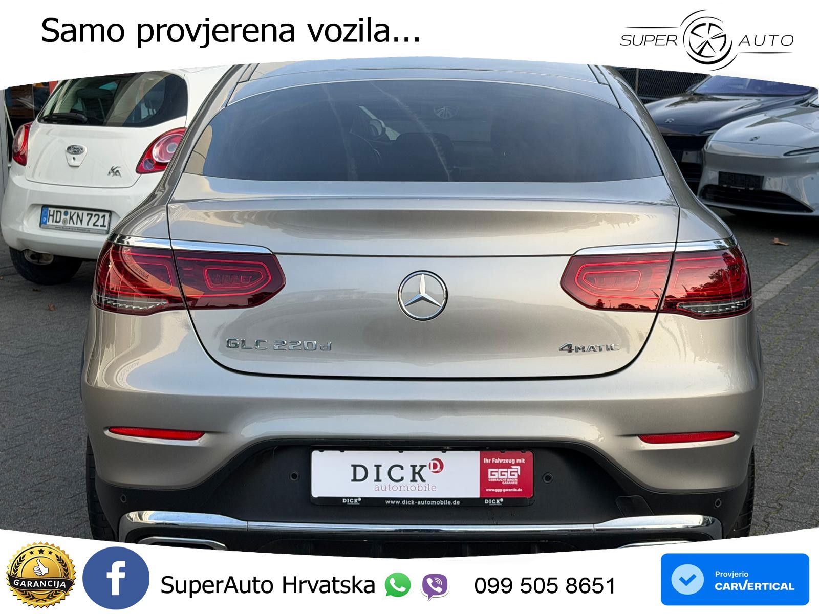 Mercedes GLC Coupe 220d (194 KS) 4MATIC G-TRONIC AMG LED+GR SJED+ACC