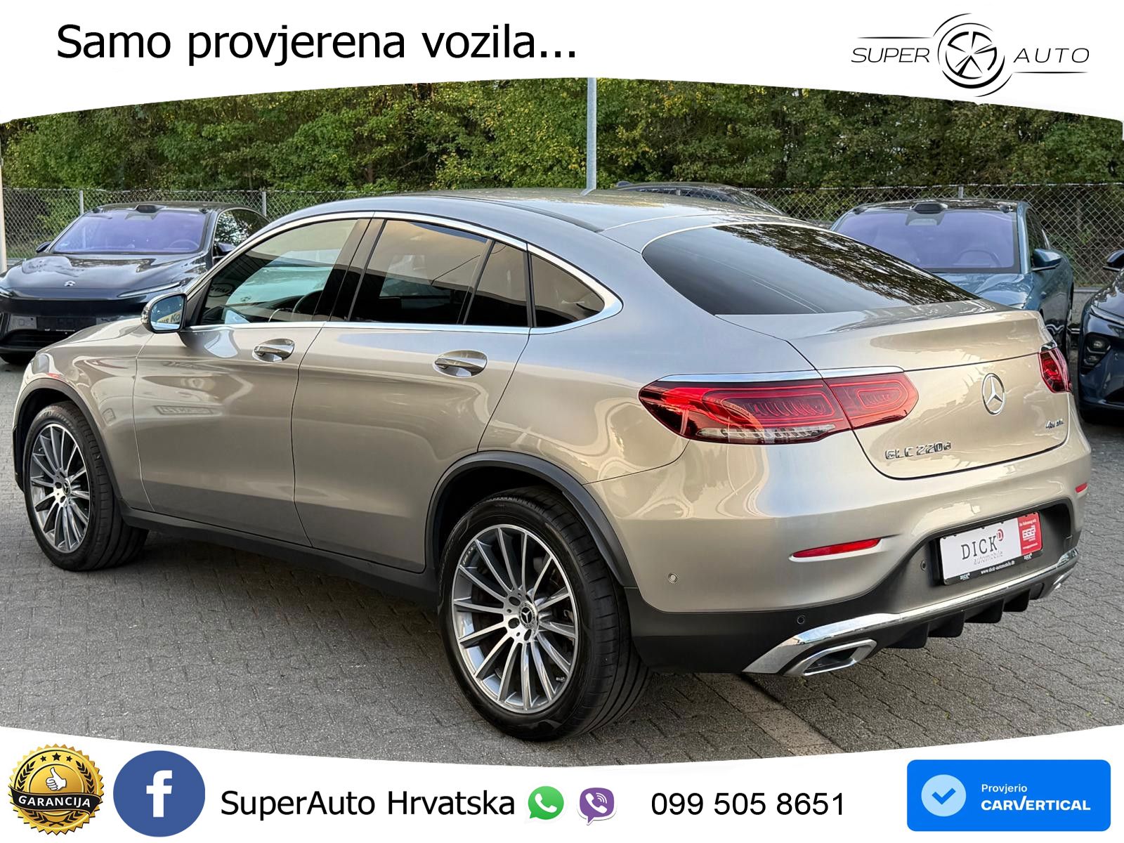 Mercedes GLC Coupe 220d (194 KS) 4MATIC G-TRONIC AMG LED+GR SJED+ACC