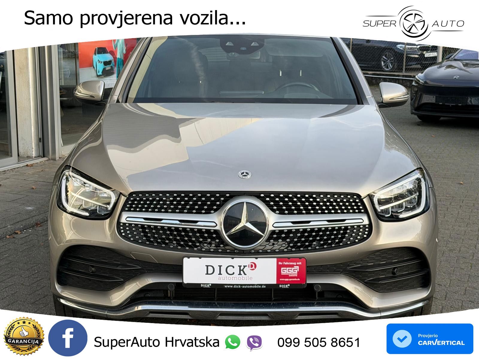 Mercedes GLC Coupe 220d (194 KS) 4MATIC G-TRONIC AMG LED+GR SJED+ACC