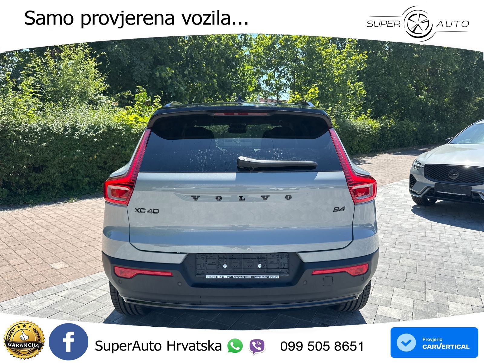 Volvo XC40 2.0 B4 197 KS Automatic ACC+GR SJED+360+PANO