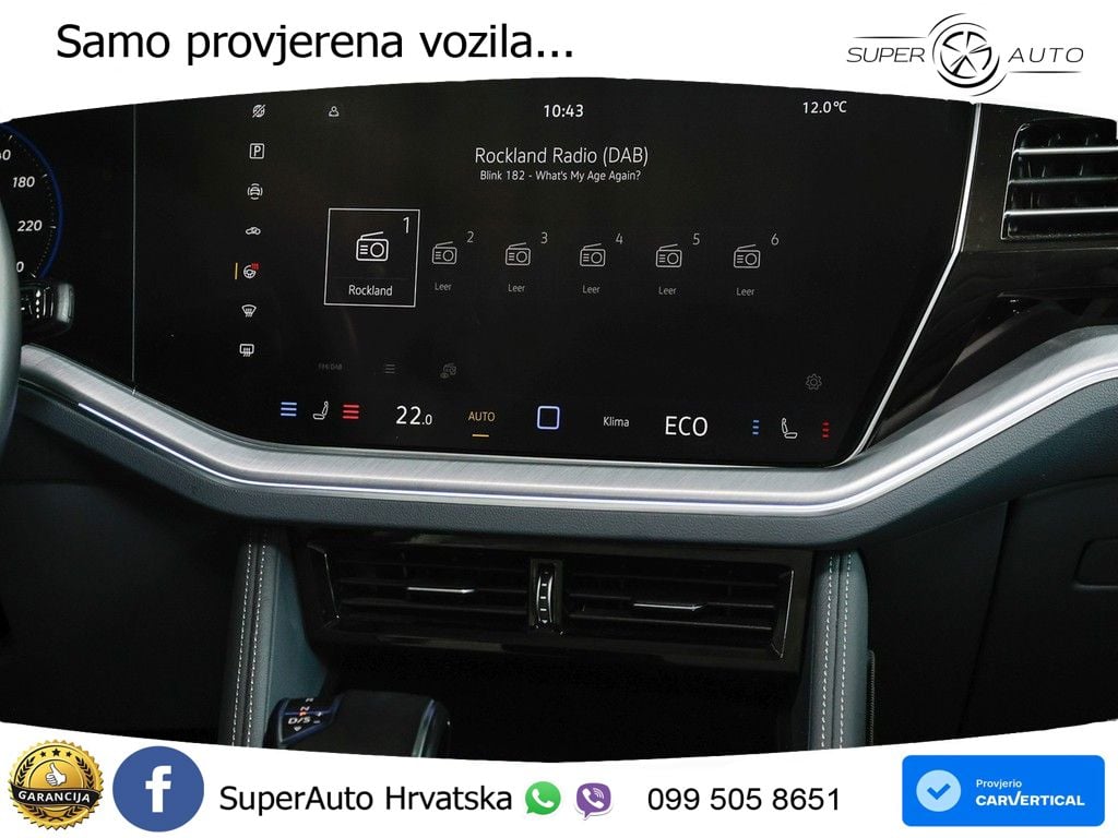 Volkswagen Touareg 3.0 V6 TDI (286 KS) 4MOTION Tiptronic ZRAČNI+ACC+4xGR SJED+360