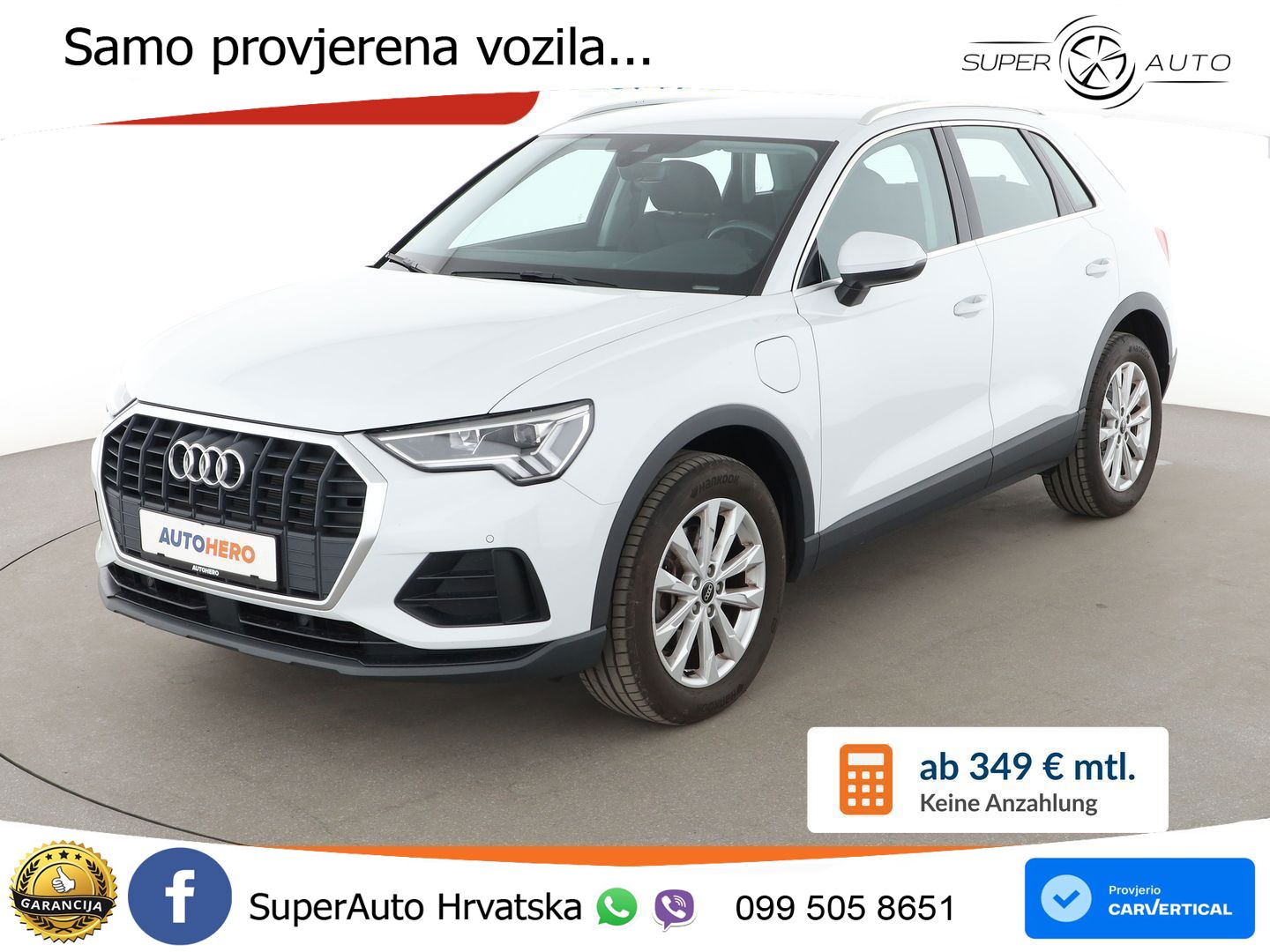 Audi Q3 45 TFSIe (245 KS) S tronic LED+GR SJED+ACC