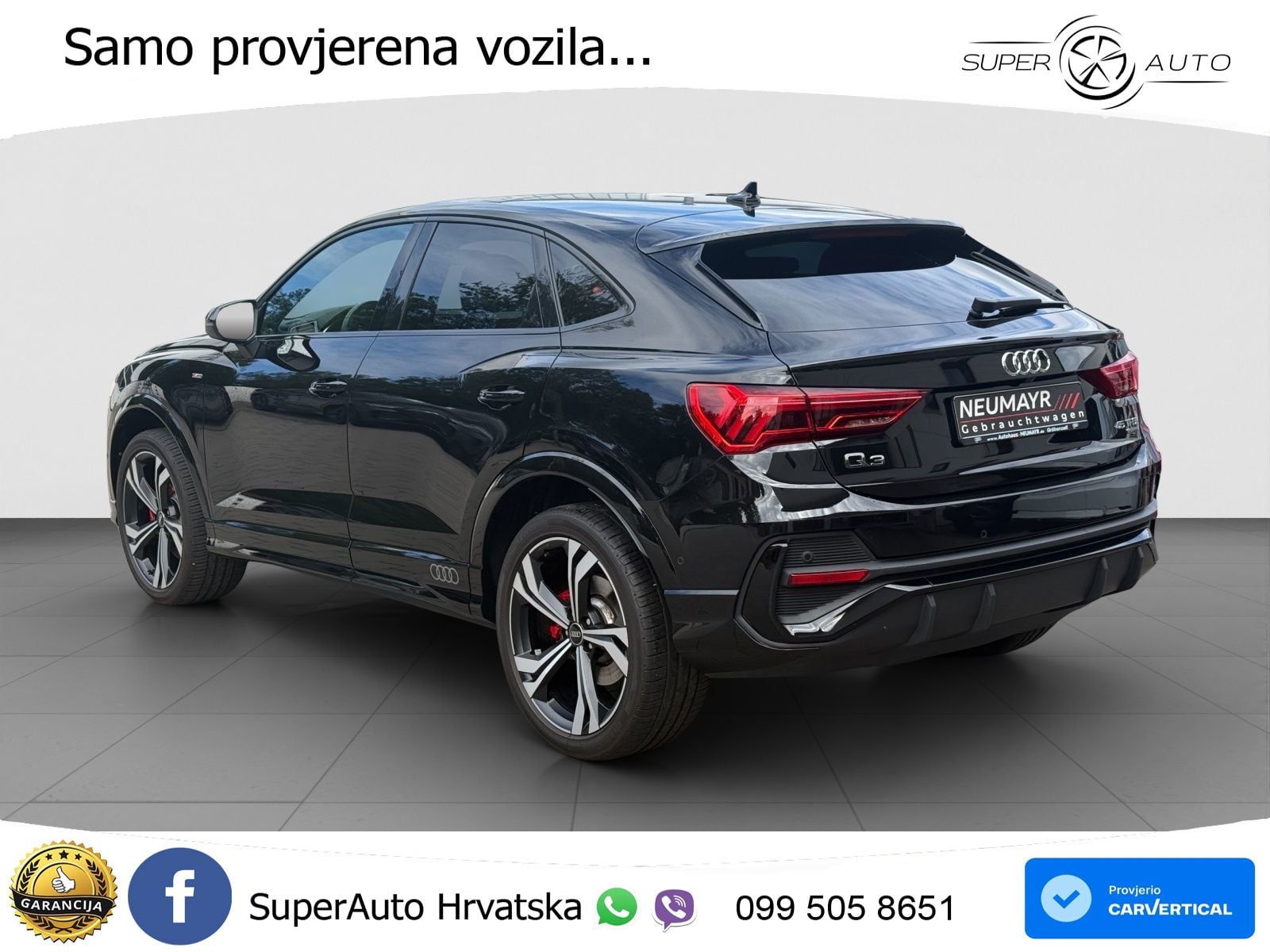 Audi Q3 II Sportback 45 TFSI (245 KS) quattro S tronic S line LED+GR SJED+ACC