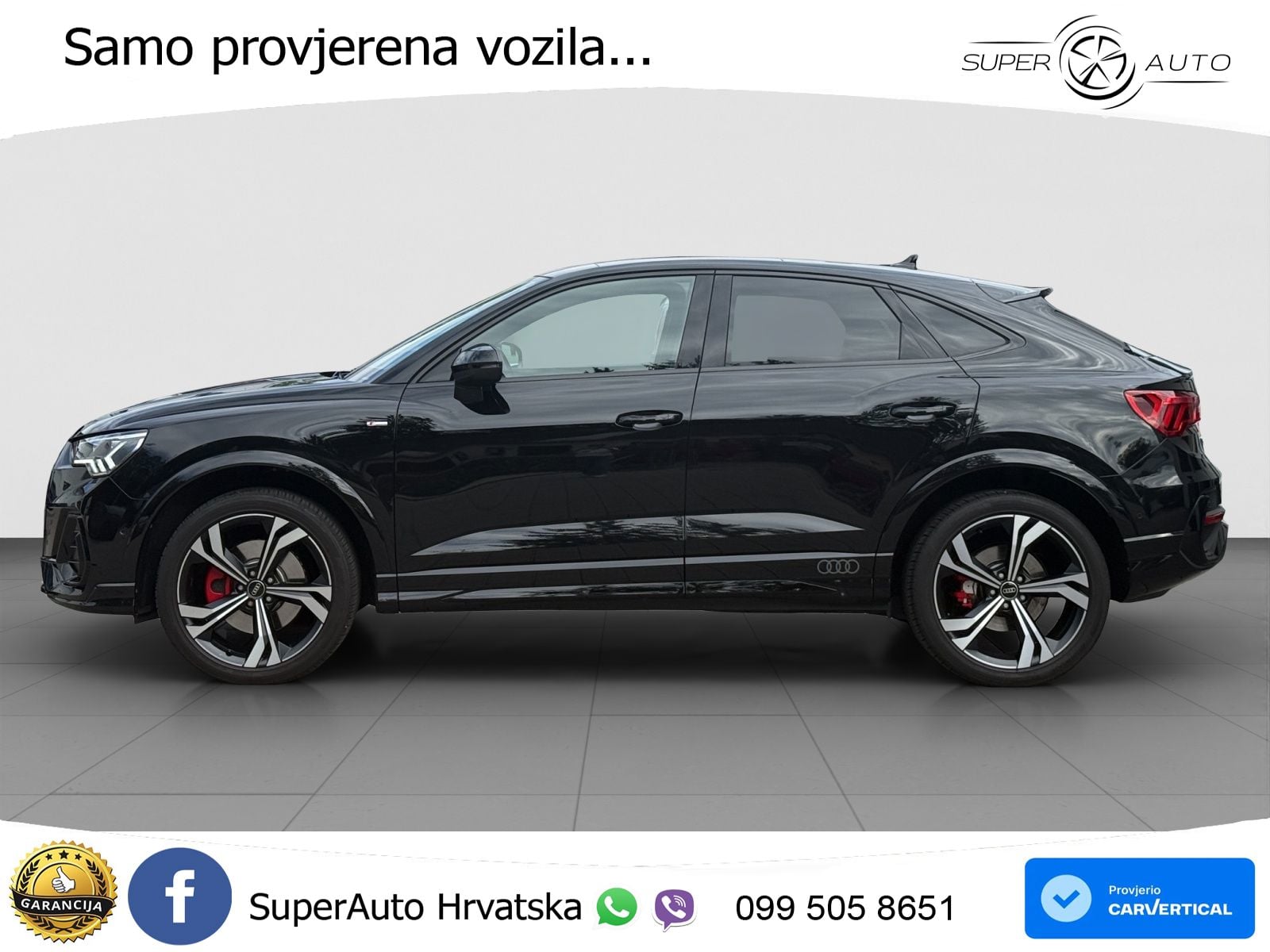Audi Q3 II Sportback 45 TFSI (245 KS) quattro S tronic S line LED+GR SJED+ACC