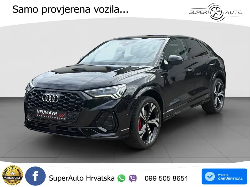Audi Q3 II Sportback 45 TFSI (245 KS) quattro S tronic S line LED+GR SJED+ACC