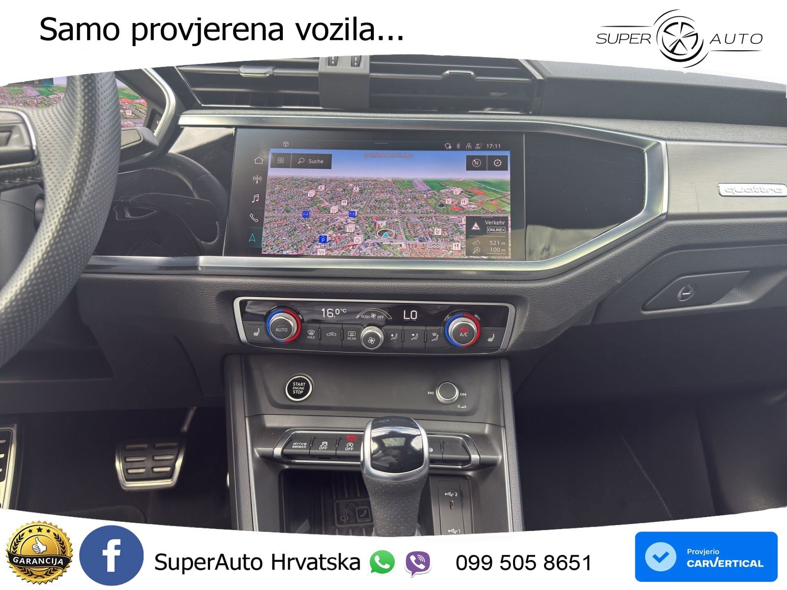 Audi Q3 II Sportback 45 TFSI (245 KS) quattro S tronic S line LED+GR SJED+ACC
