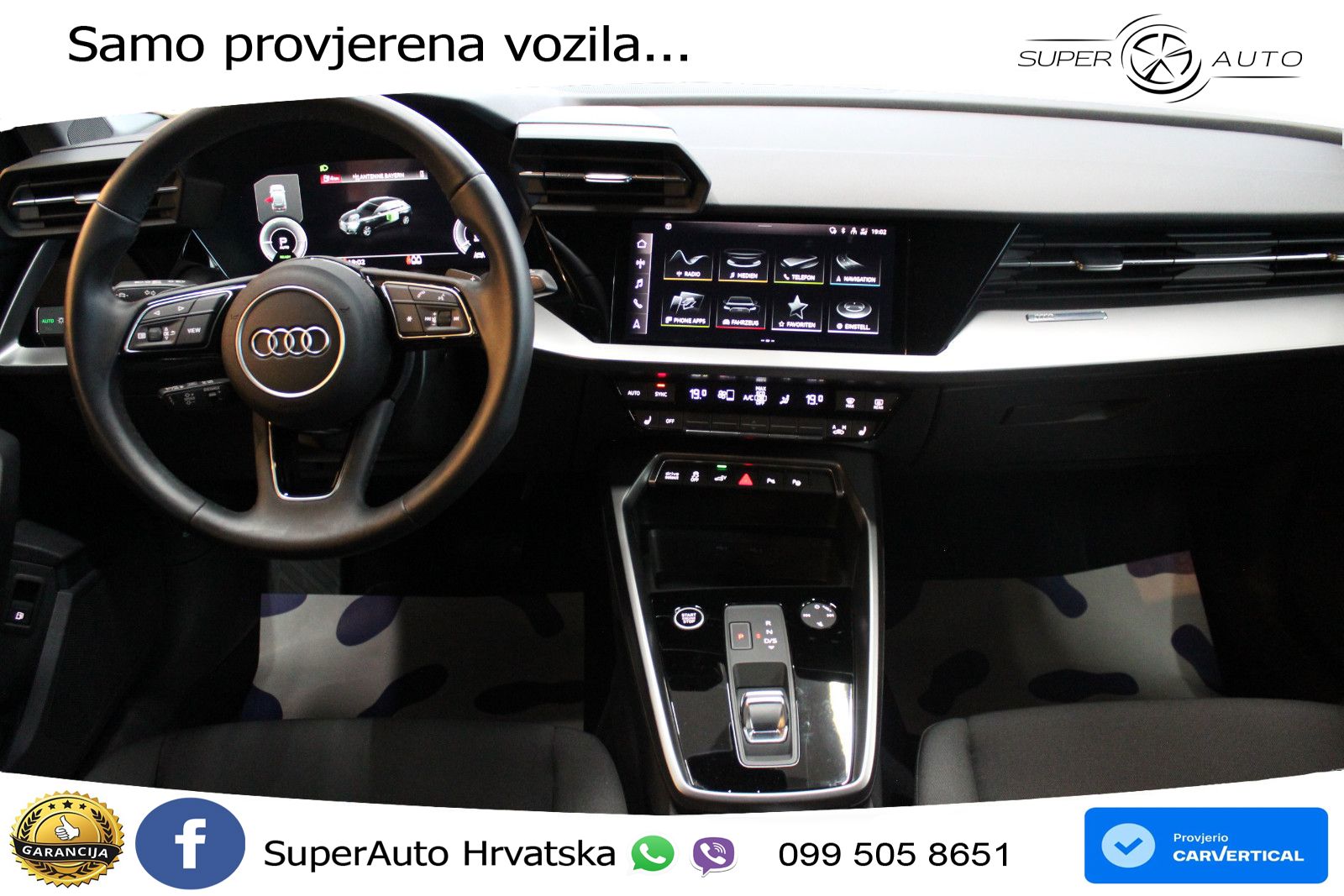 Audi A3 40 TFSIe (204 KS) S tronic S line LED+GR SJED+ACC
