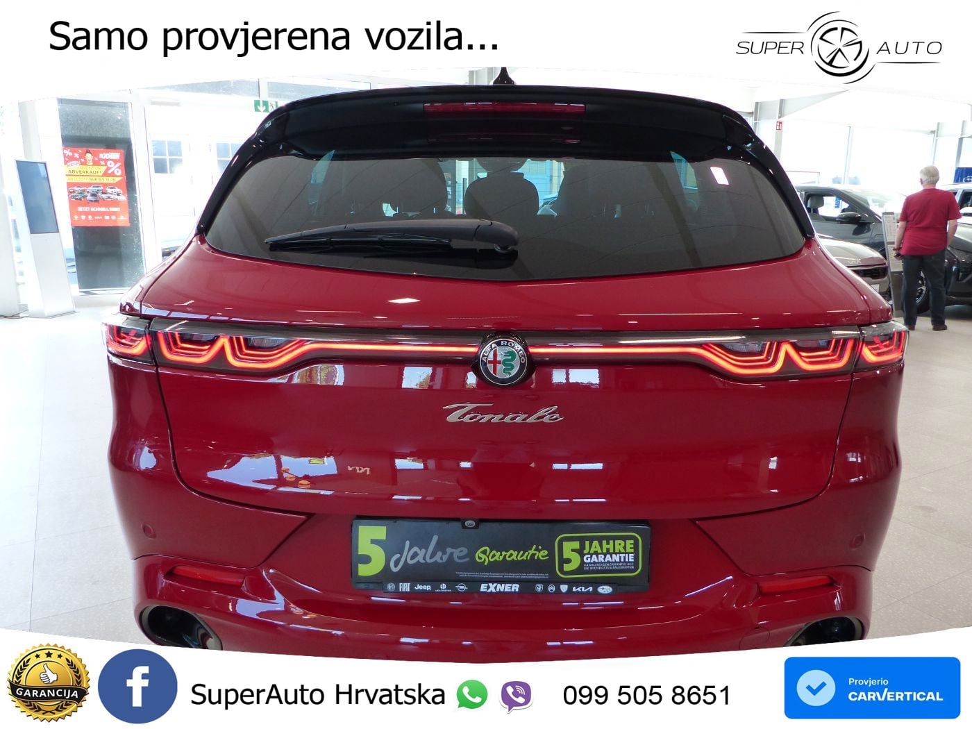 Alfa Romeo Tonale 1.5 VGT (174 KS) Hybrid TCT LED+GR SJED+ACC