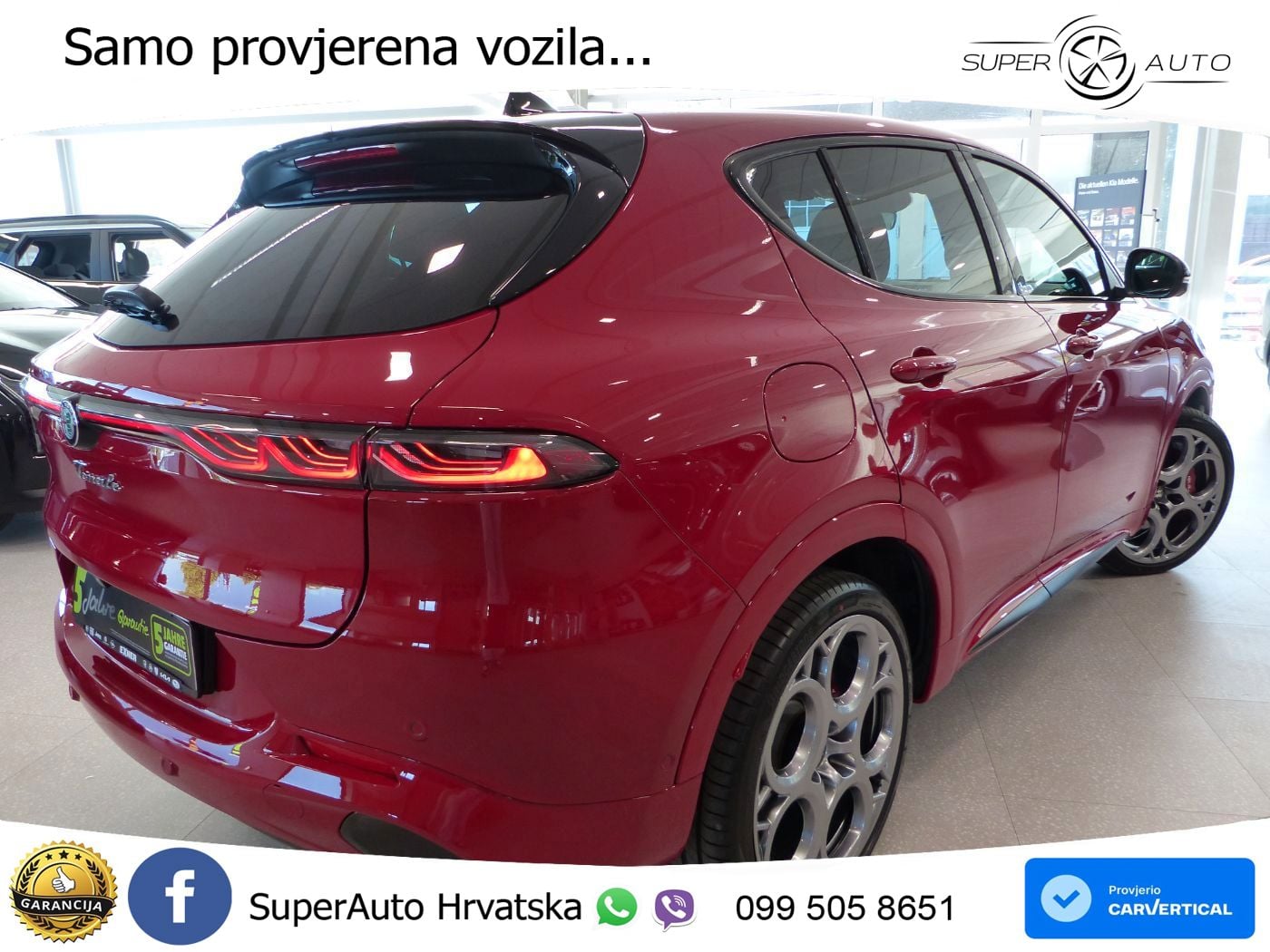 Alfa Romeo Tonale 1.5 VGT (174 KS) Hybrid TCT LED+GR SJED+ACC