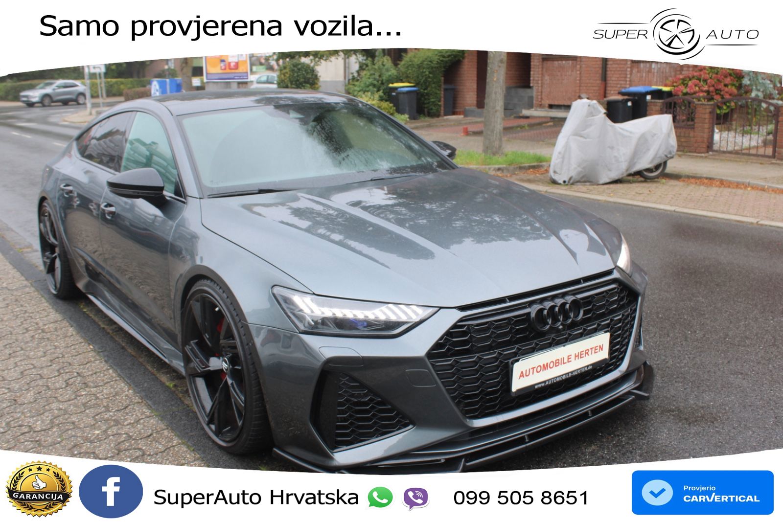 Audi RS7 4.0 TFSI V8 (600 KS) quattro tiptronic
