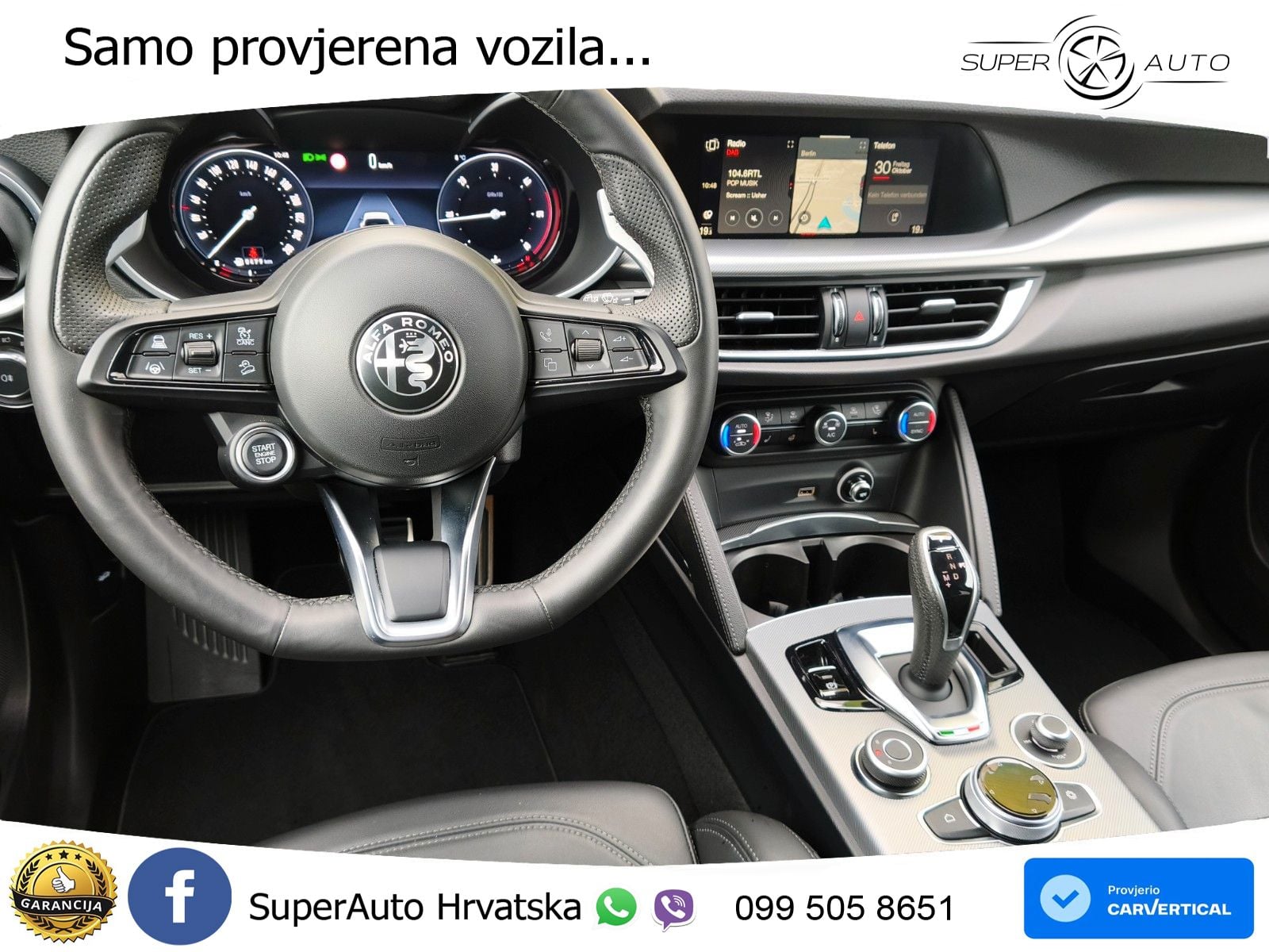 Alfa Romeo Stelvio 2.2 MultiJet II (210 KS) Q4 Automatic LED+GR SJED+ACC