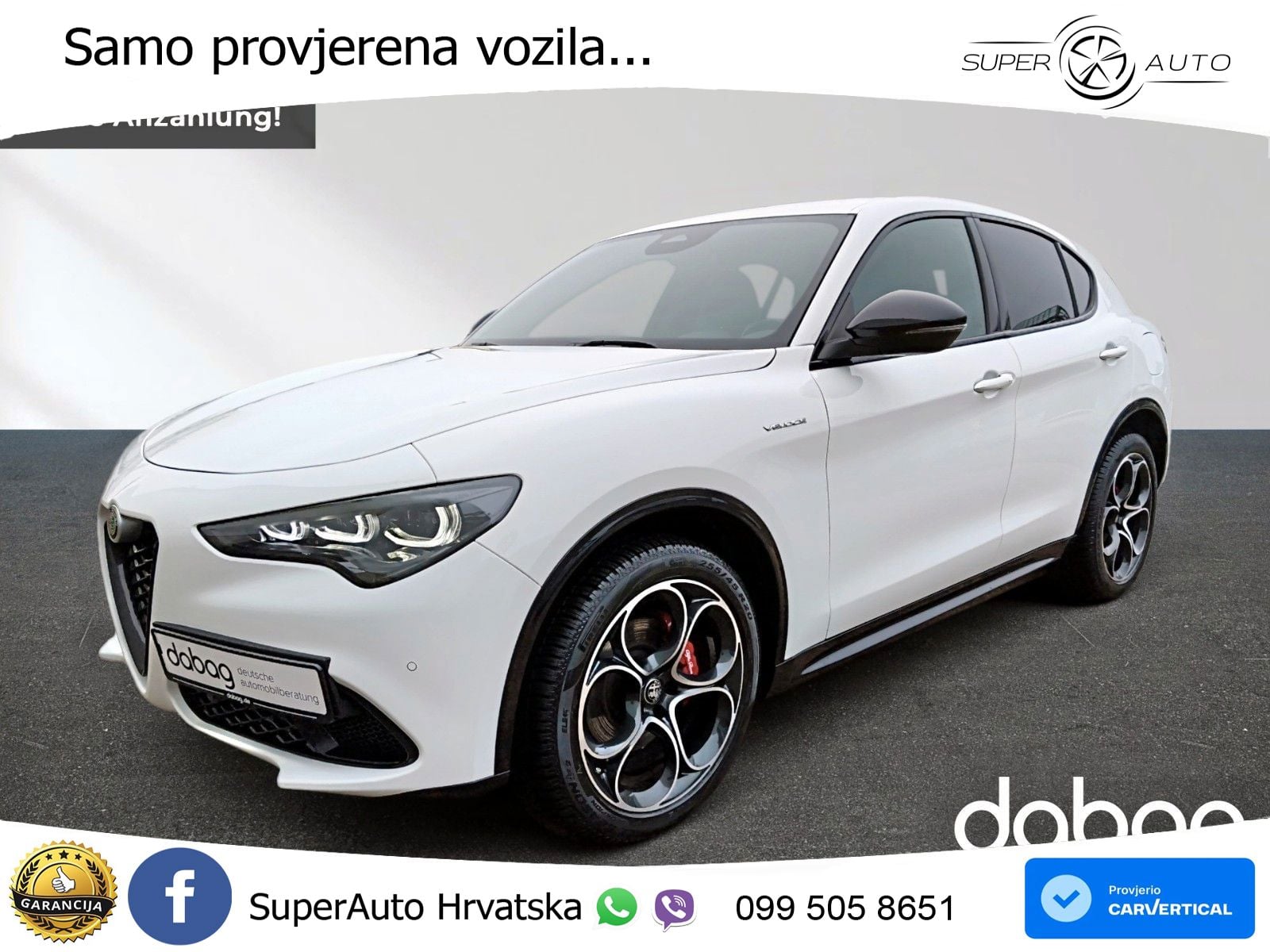 Alfa Romeo Stelvio 2.2 MultiJet II (210 KS) Q4 Automatic LED+GR SJED+ACC