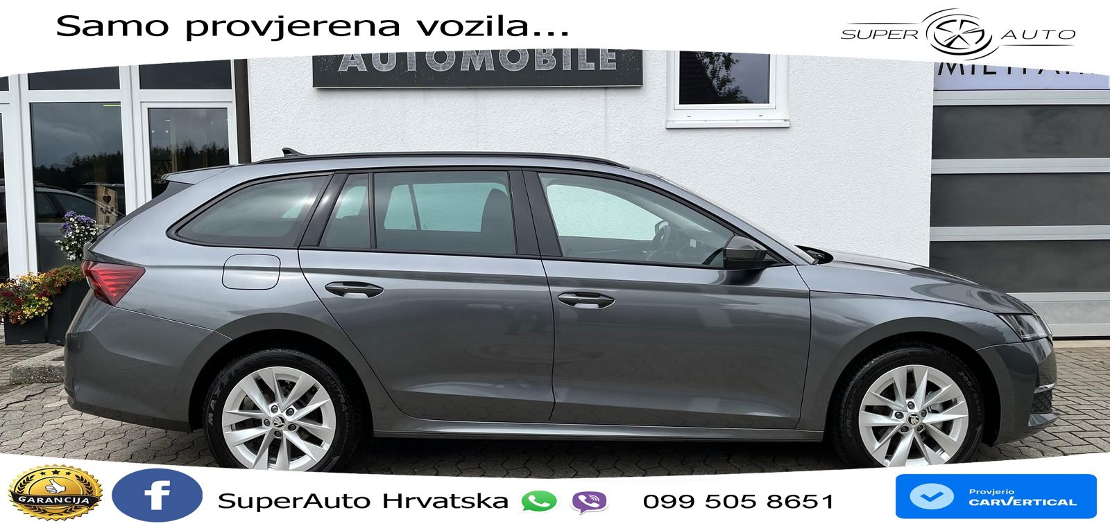 Škoda Octavia Combi 2.0 TDI (150 KS) DSG Selection LED+GR SJED+ACC