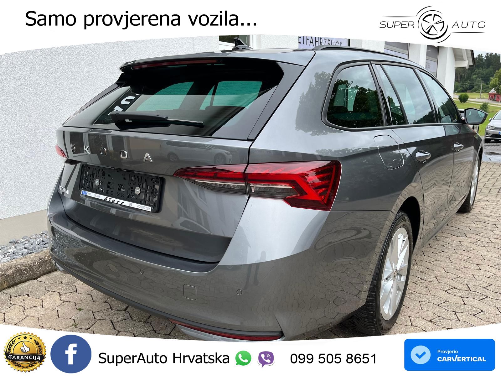 Škoda Octavia Combi 2.0 TDI (150 KS) DSG Selection LED+GR SJED+ACC