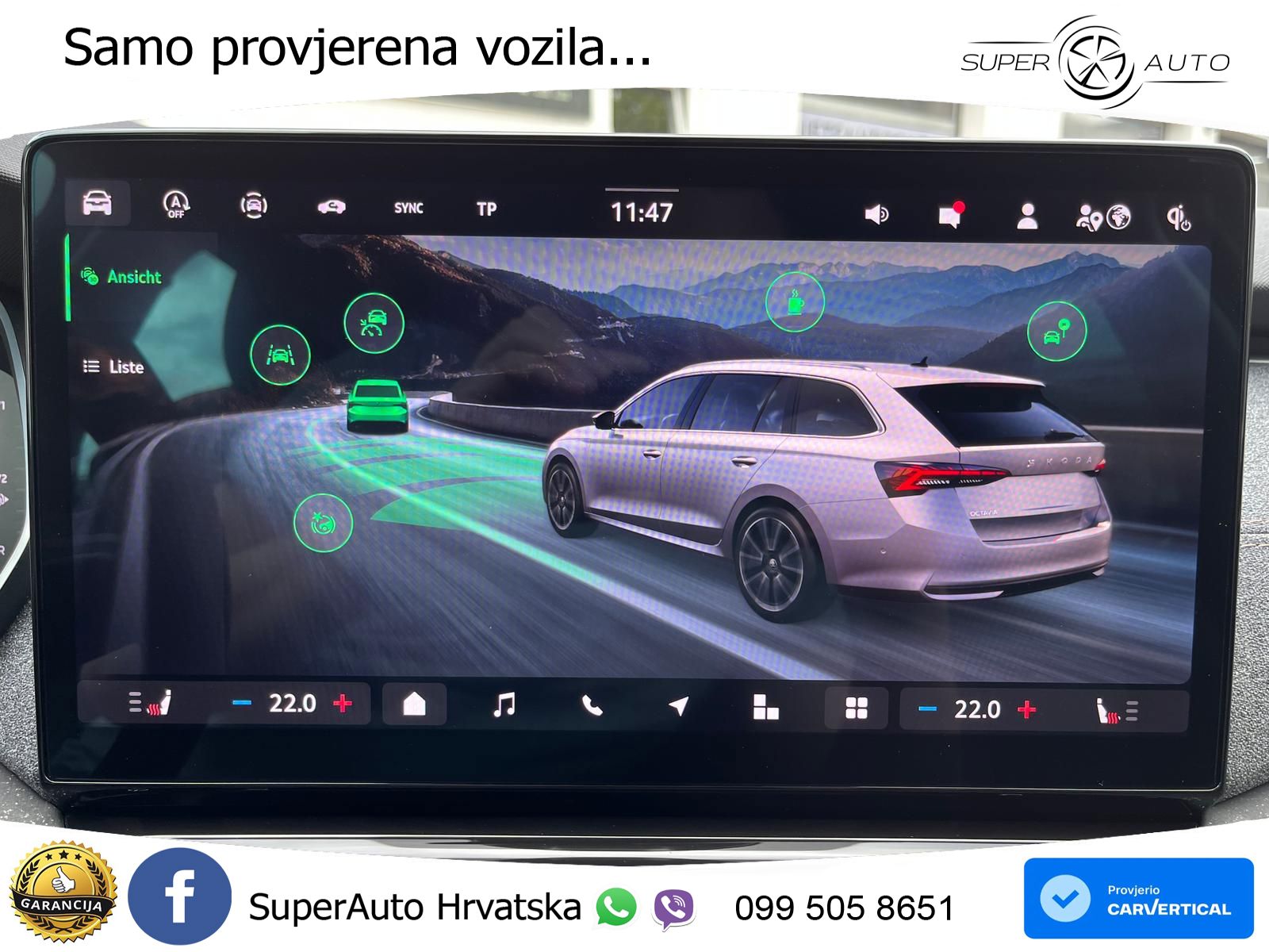 Škoda Octavia Combi 2.0 TDI (150 KS) DSG Selection LED+GR SJED+ACC