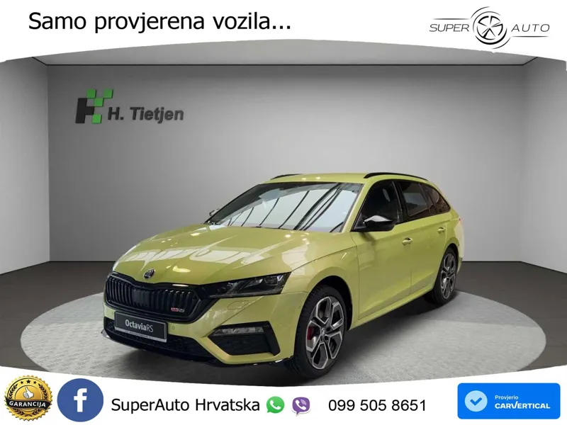 Škoda Octavia Combi RS 2.0 TDI (200 KS) DSG LED+GR SJED+ACC