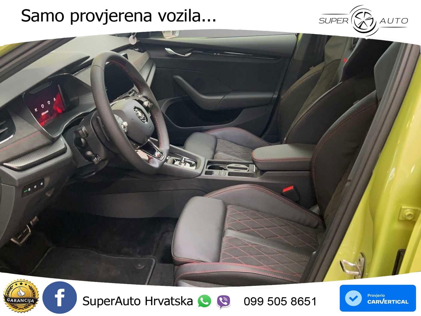 Škoda Octavia Combi RS 2.0 TDI (200 KS) DSG LED+GR SJED+ACC